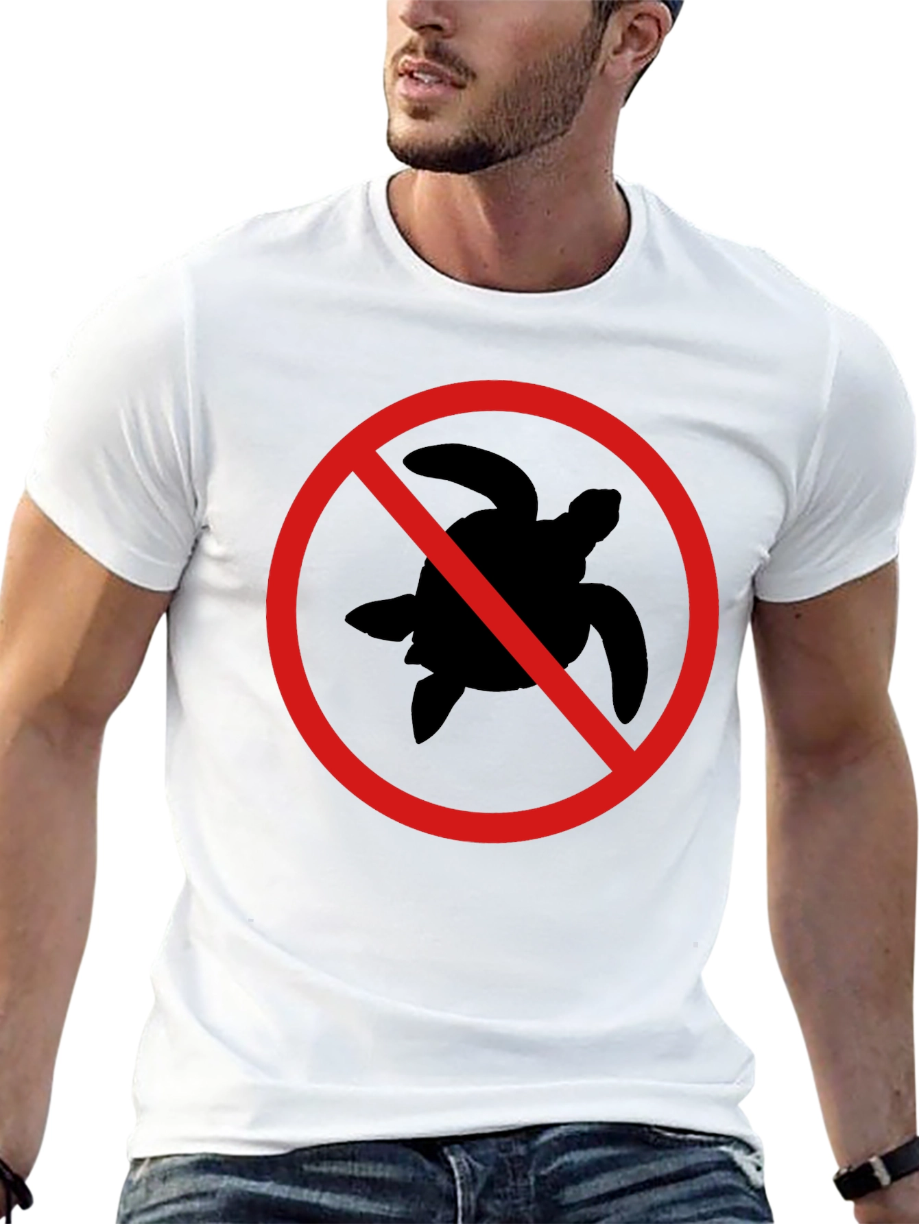Black No Turtle T-Shirt