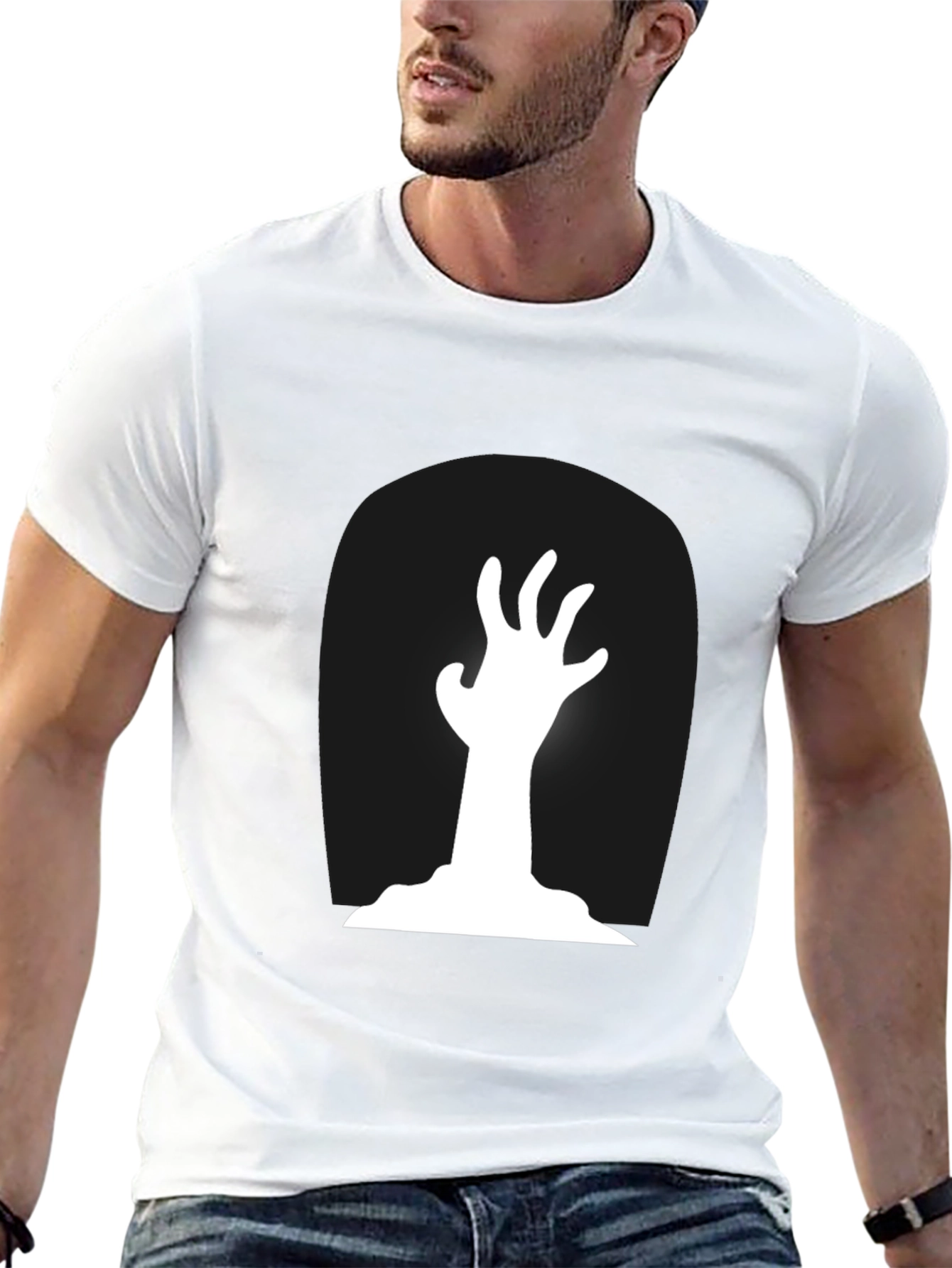 Zombie Hand T-Shirt - Halloween Graphic Tee
