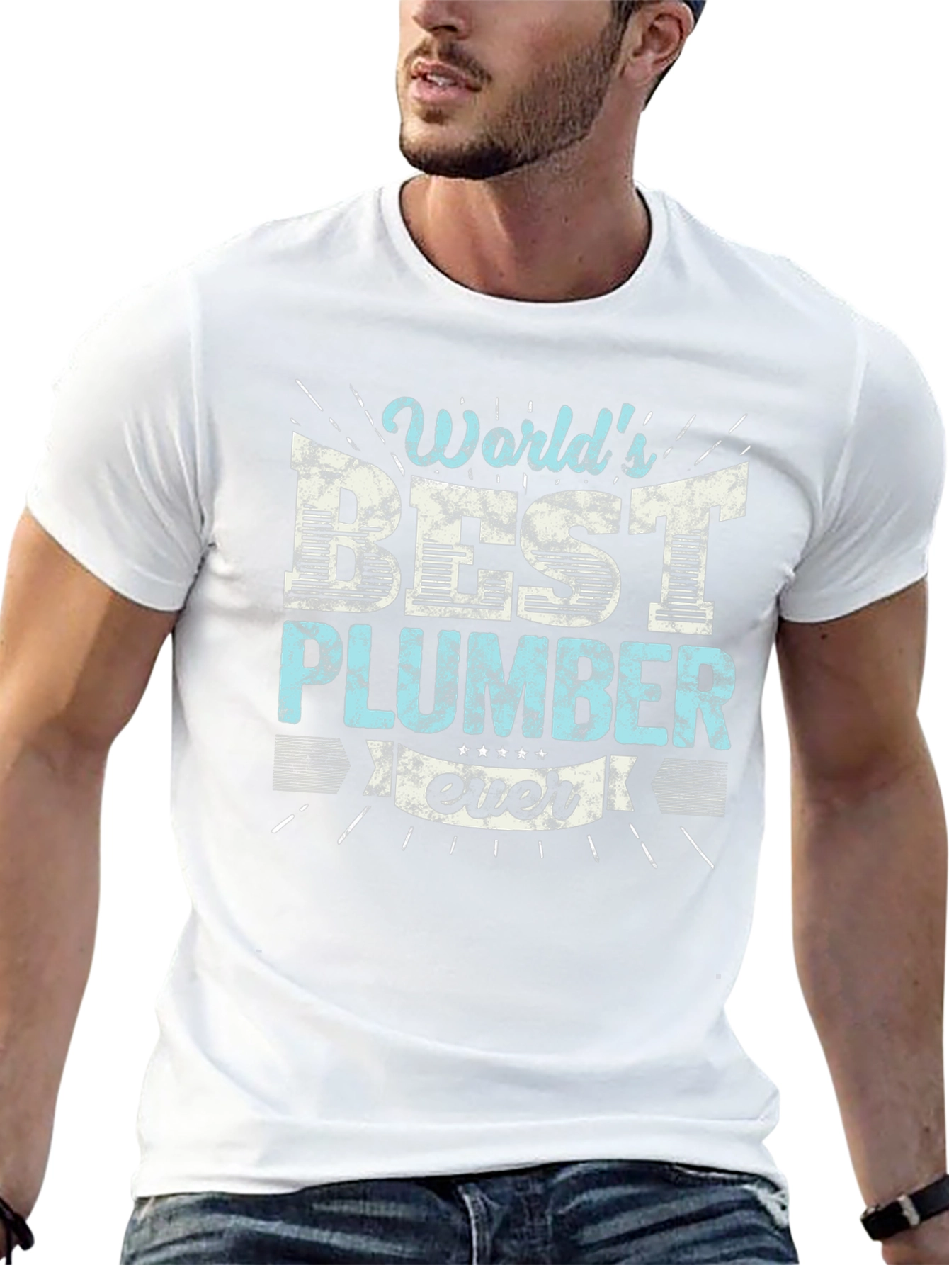 Worlds Best Plumber T-Shirt Funny Gift
