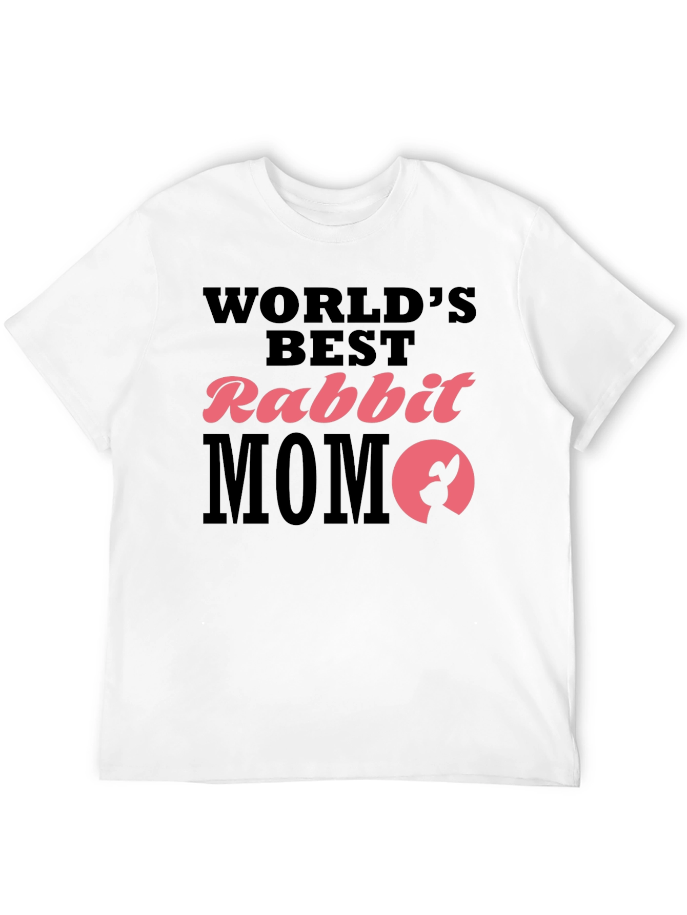 Worlds Best Rabbit Mom T-Shirt Cute Bunny Tee