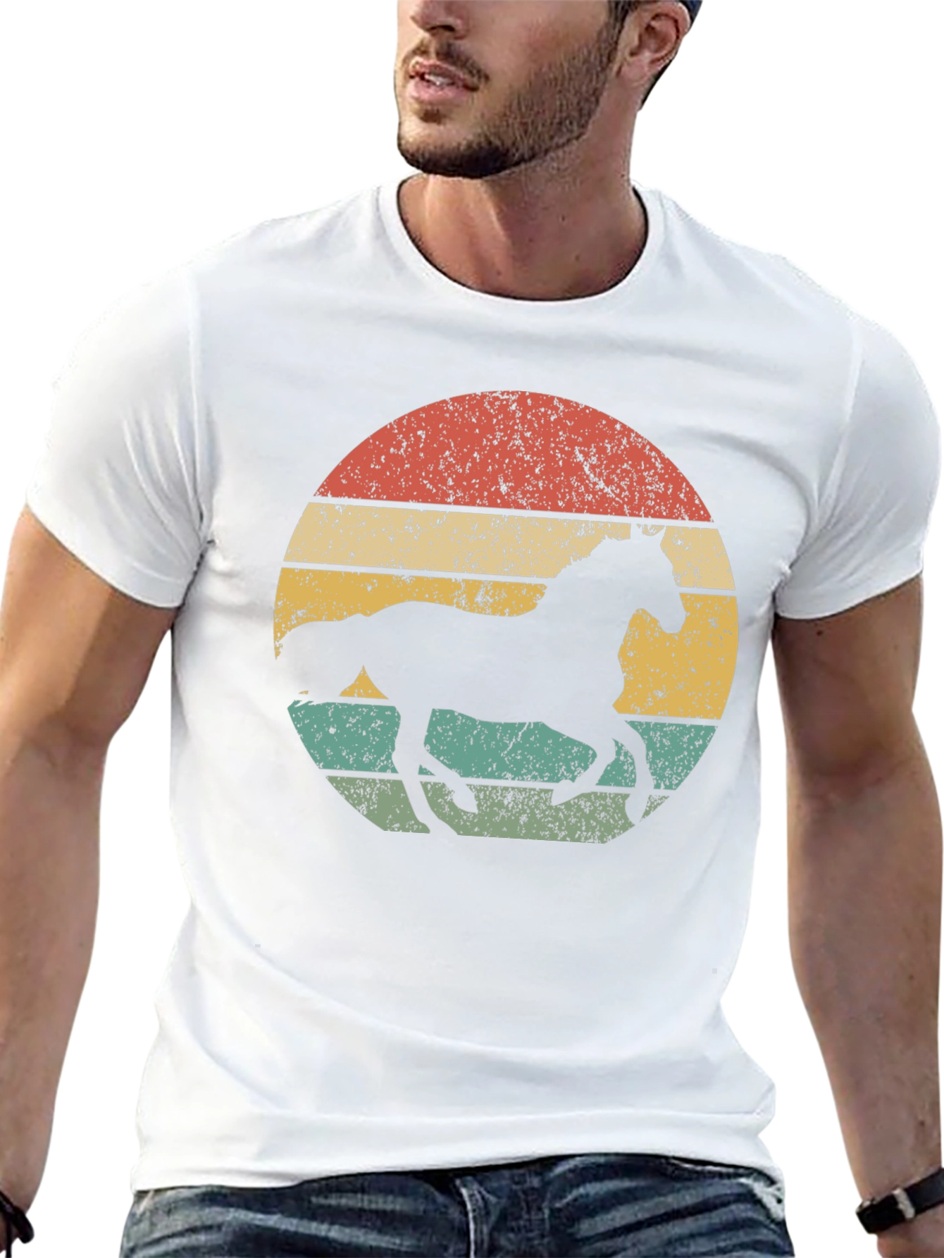 Retro Horse Silhouette T-Shirt
