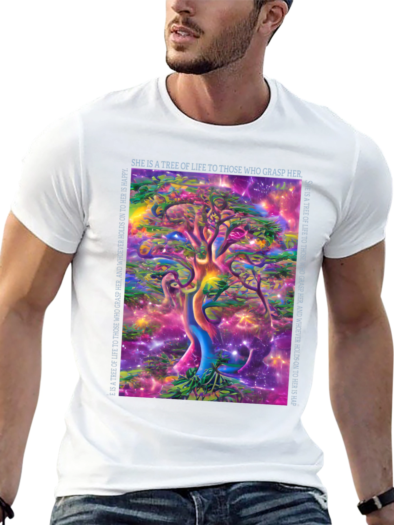 Tree of Life T-Shirt - Vibrant Spiritual Art