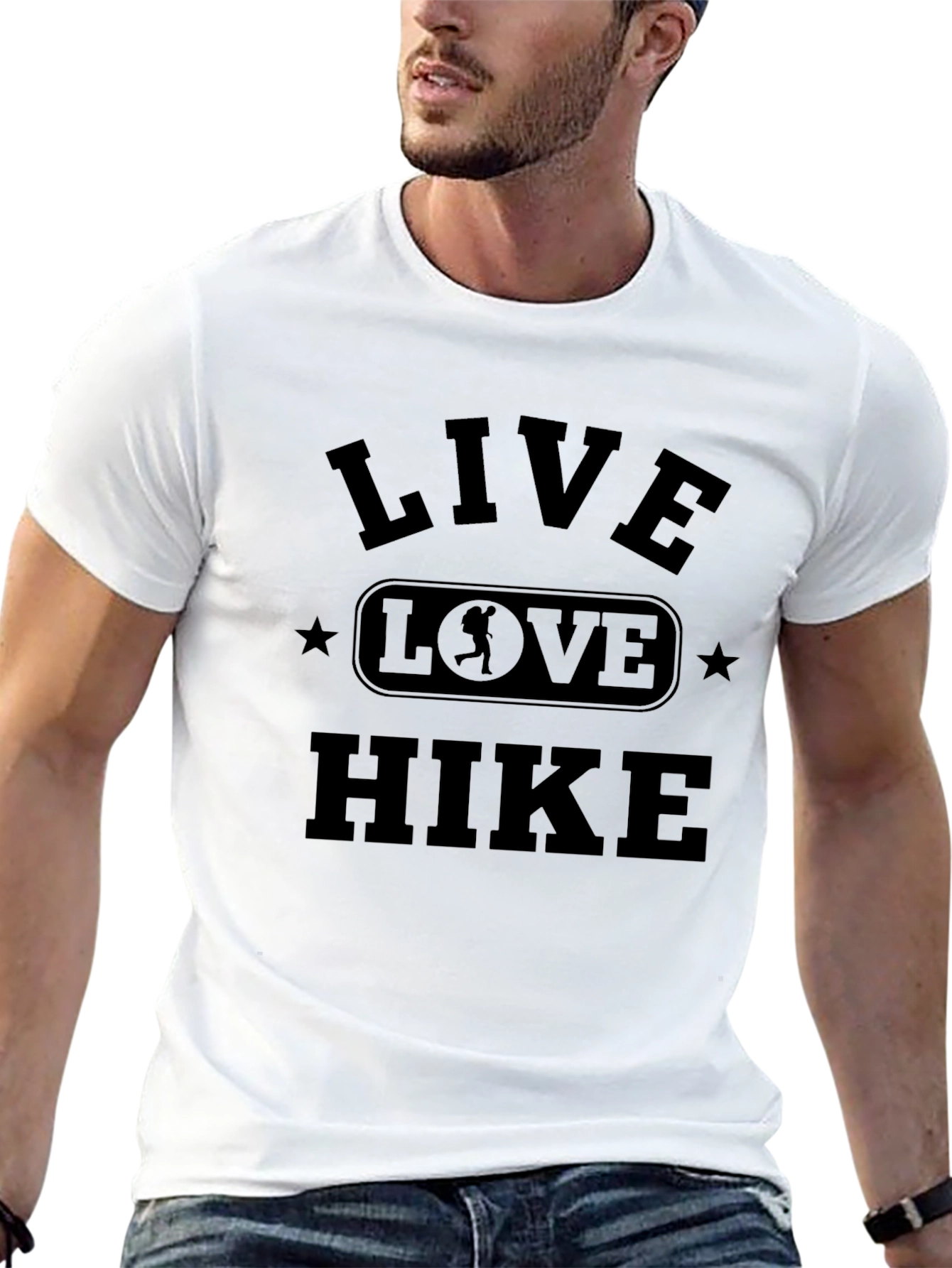 Live Love Hike Black T-Shirt