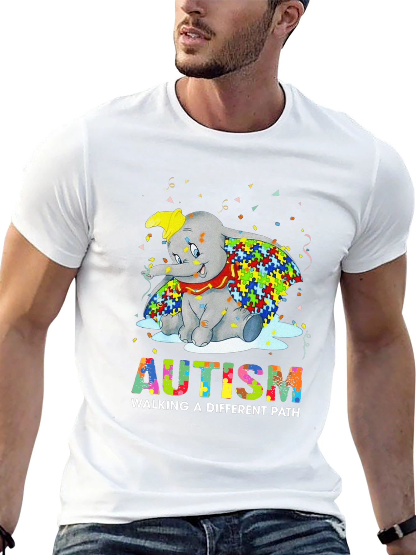 Autism Awareness Dumbo T-Shirt