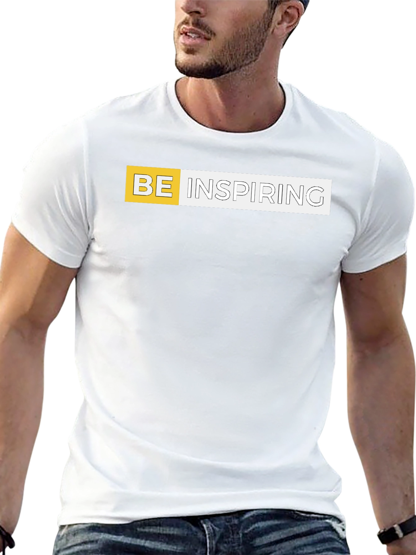 Be Inspiring Graphic Tee - Modern Comfort Fit