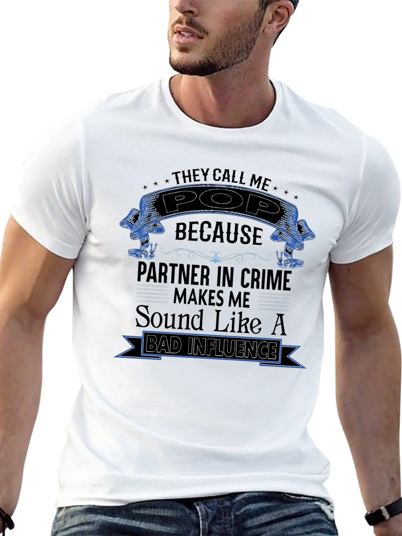 They Call Me Pop T-Shirt - Partner in Crime