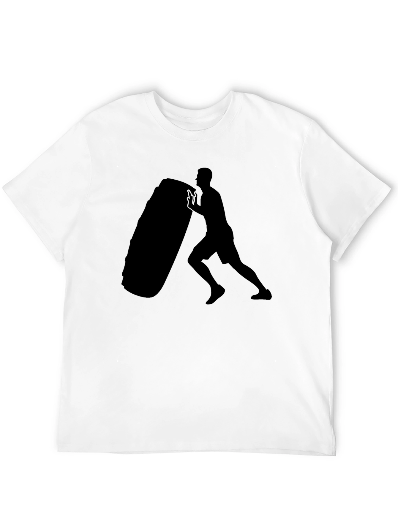 Mens Black Fitness Training T-Shirt