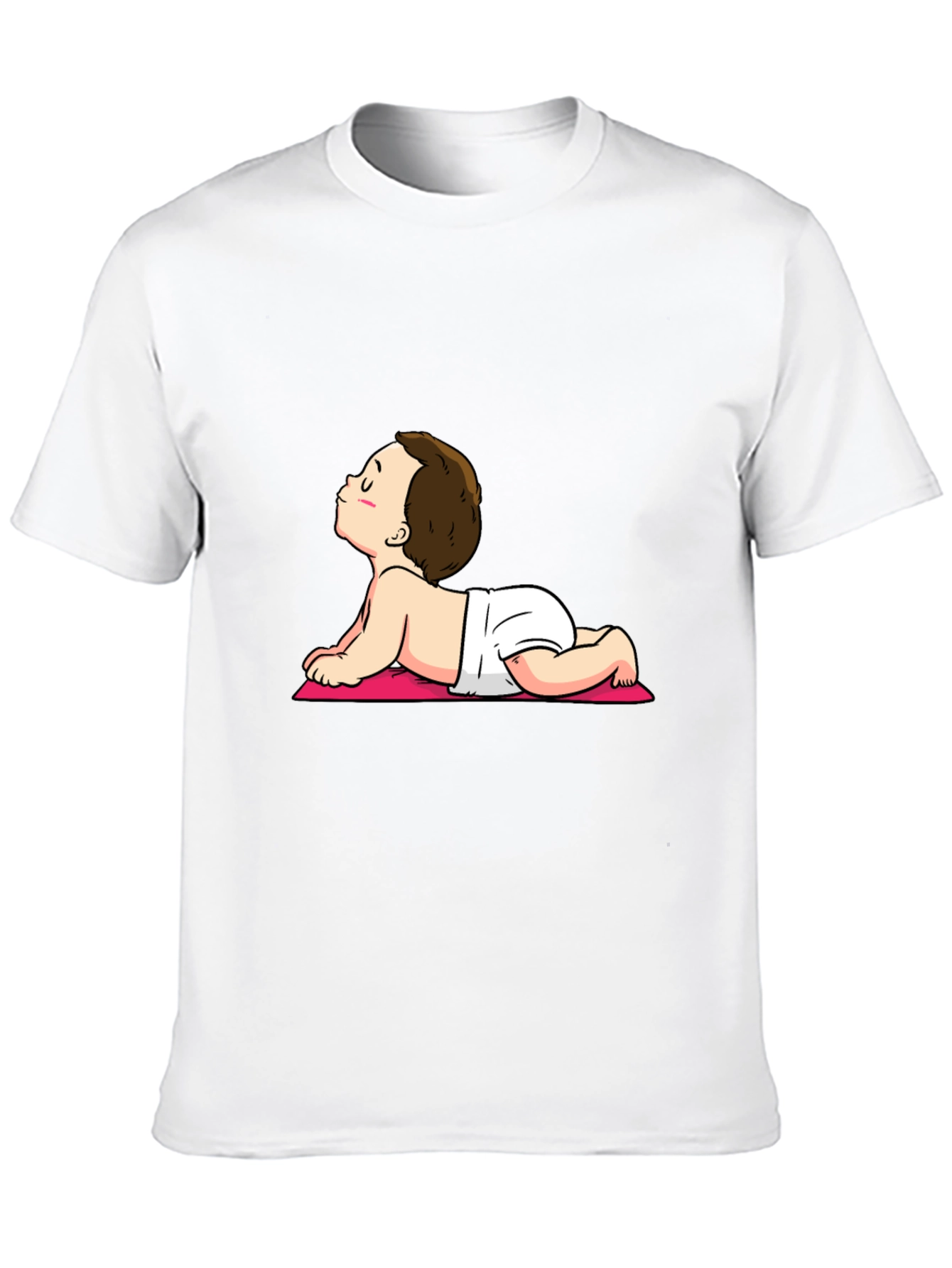 Yoga Baby Black Cotton Tee