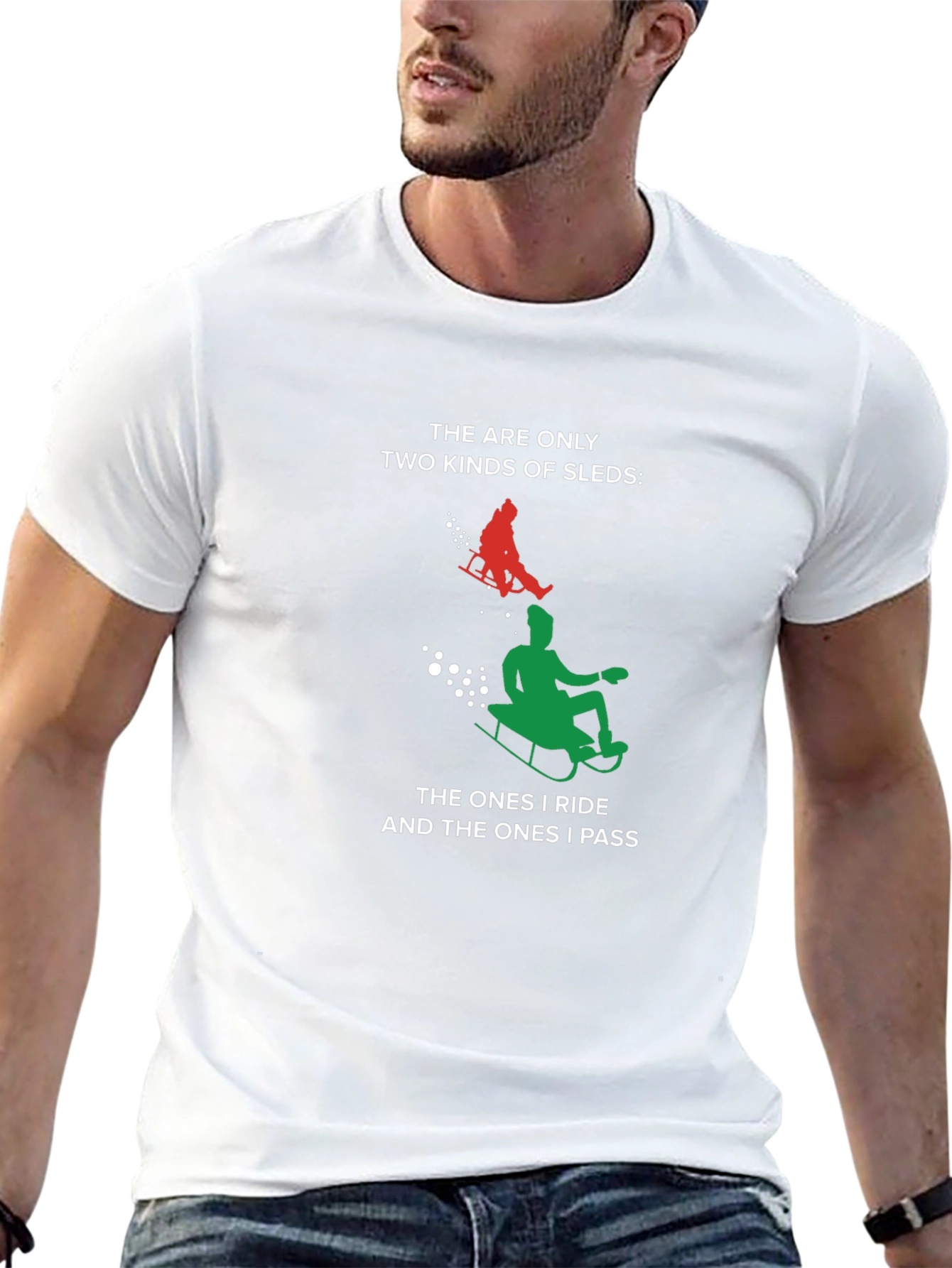 Funny Sledding T-Shirt - Only Two Kinds of Sleds