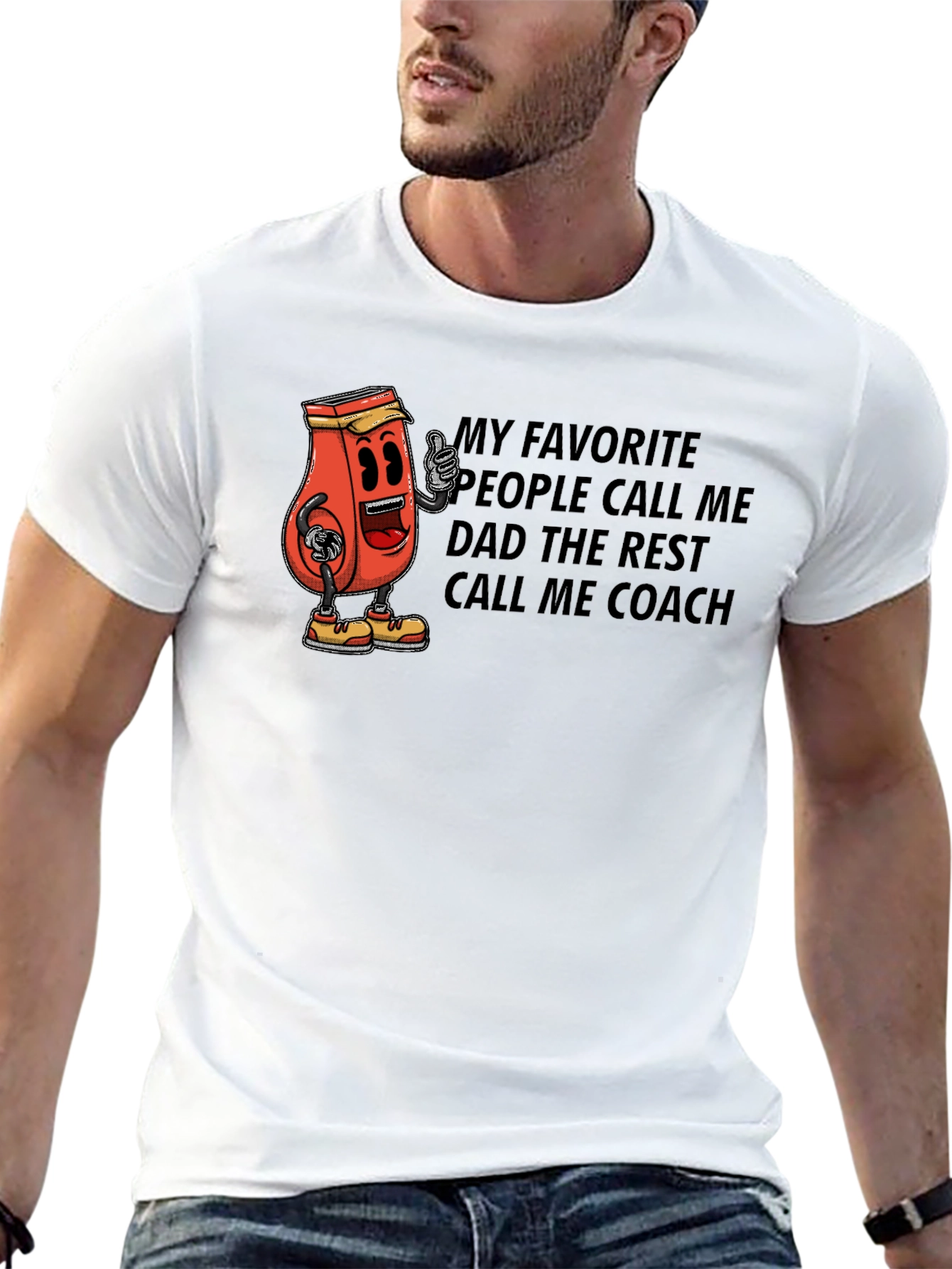 Dad Coach Funny T-Shirt
