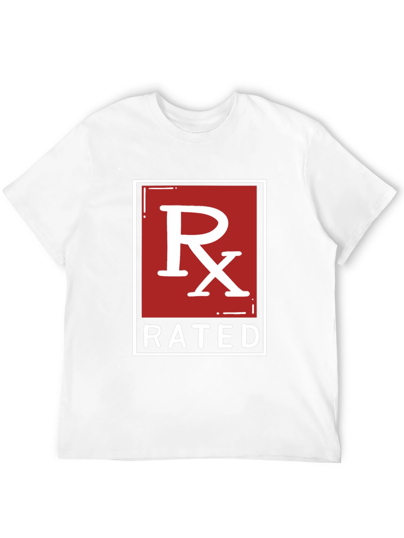 RX Rated Graphic Tee - Black Cotton T-Shirt