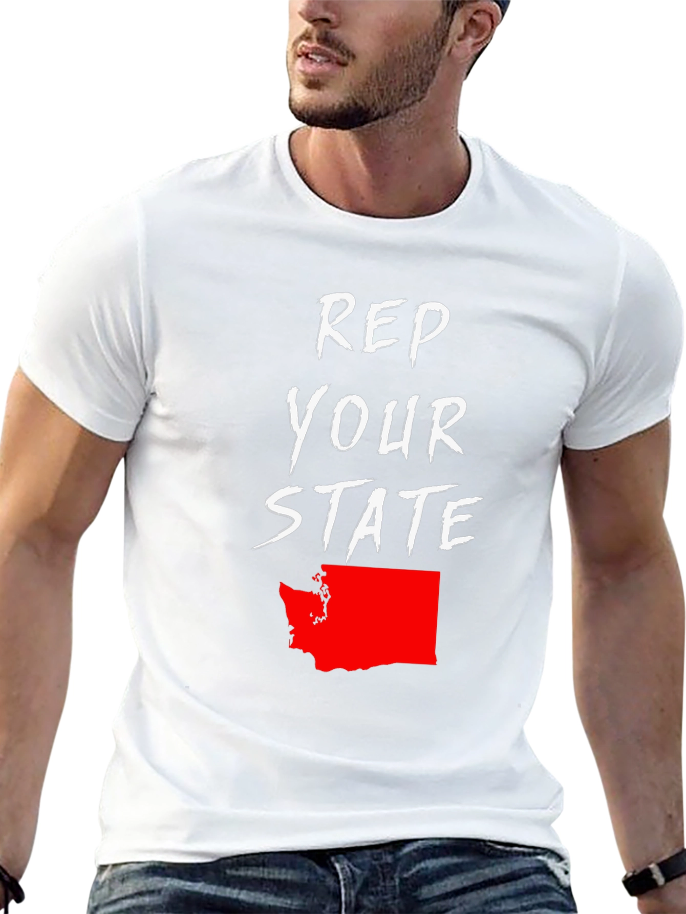 Rep Your State Graphic Tee - Washington Pride