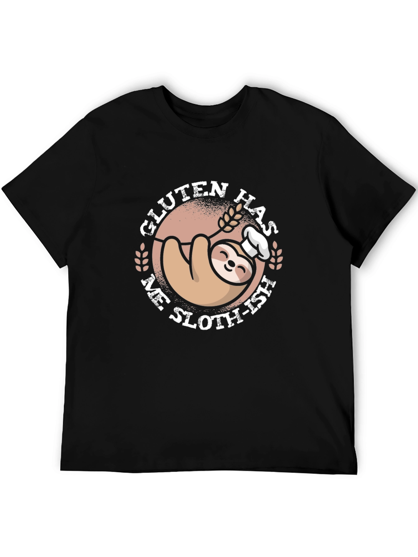 Gluten Has Me Sloth-ish T-Shirt Funny Baker Sloth