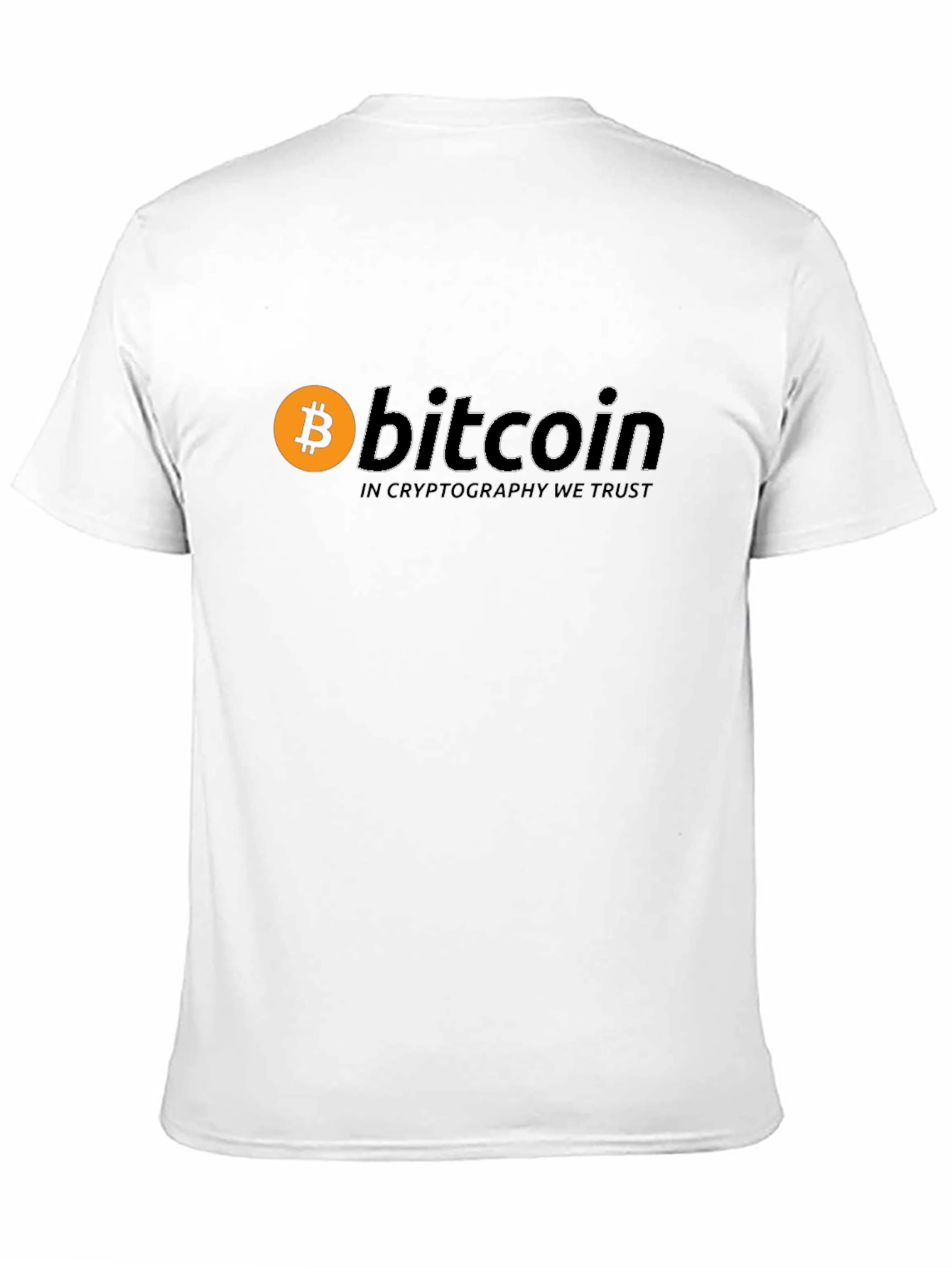 Bitcoin Cryptocurrency Black T-Shirt