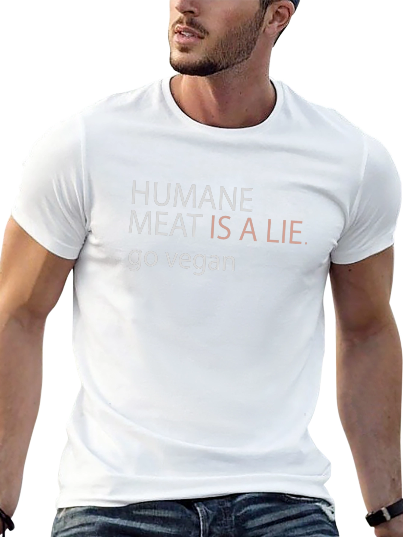 Humane Meat is a Lie Vegan T-Shirt