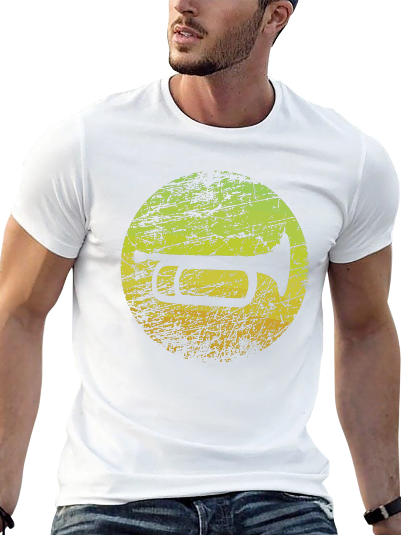 Trumpet Graphic T-Shirt - Music Lover Tee