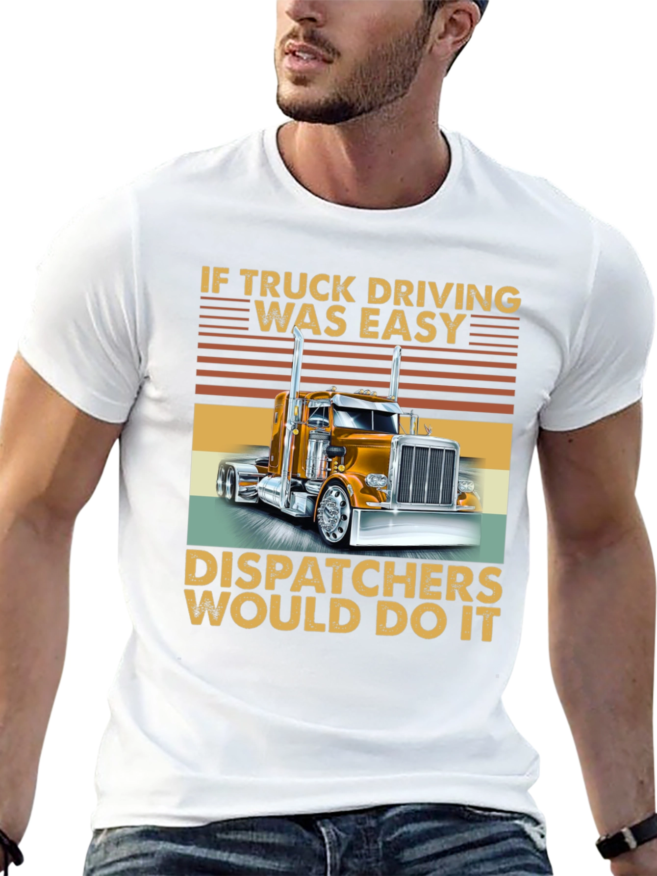 Trucker T-Shirt - If Truck Driving Was Easy