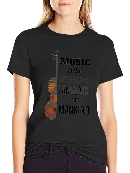 Music is Universal T-Shirt - Stylish Graphic Tee