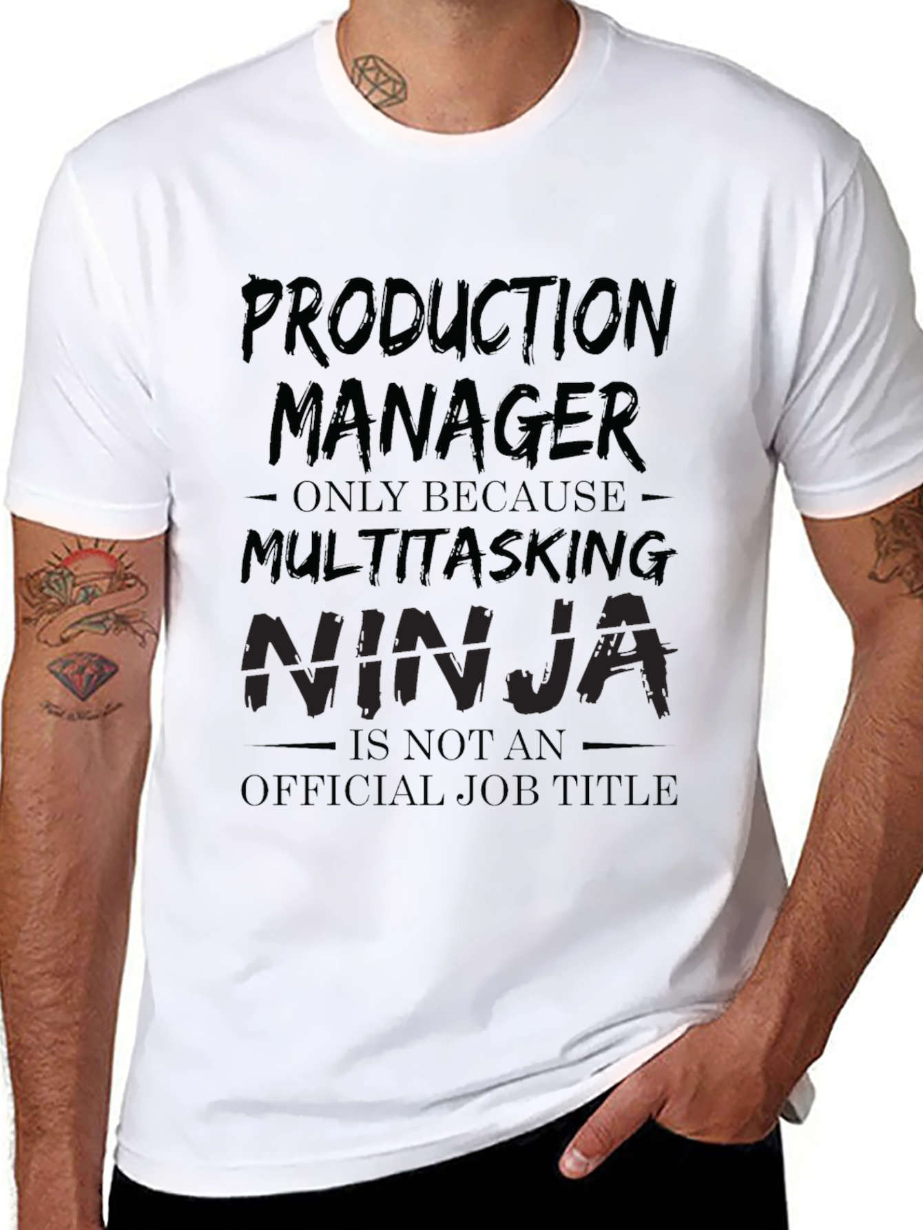 Production Manager Multitasking Ninja T-Shirt