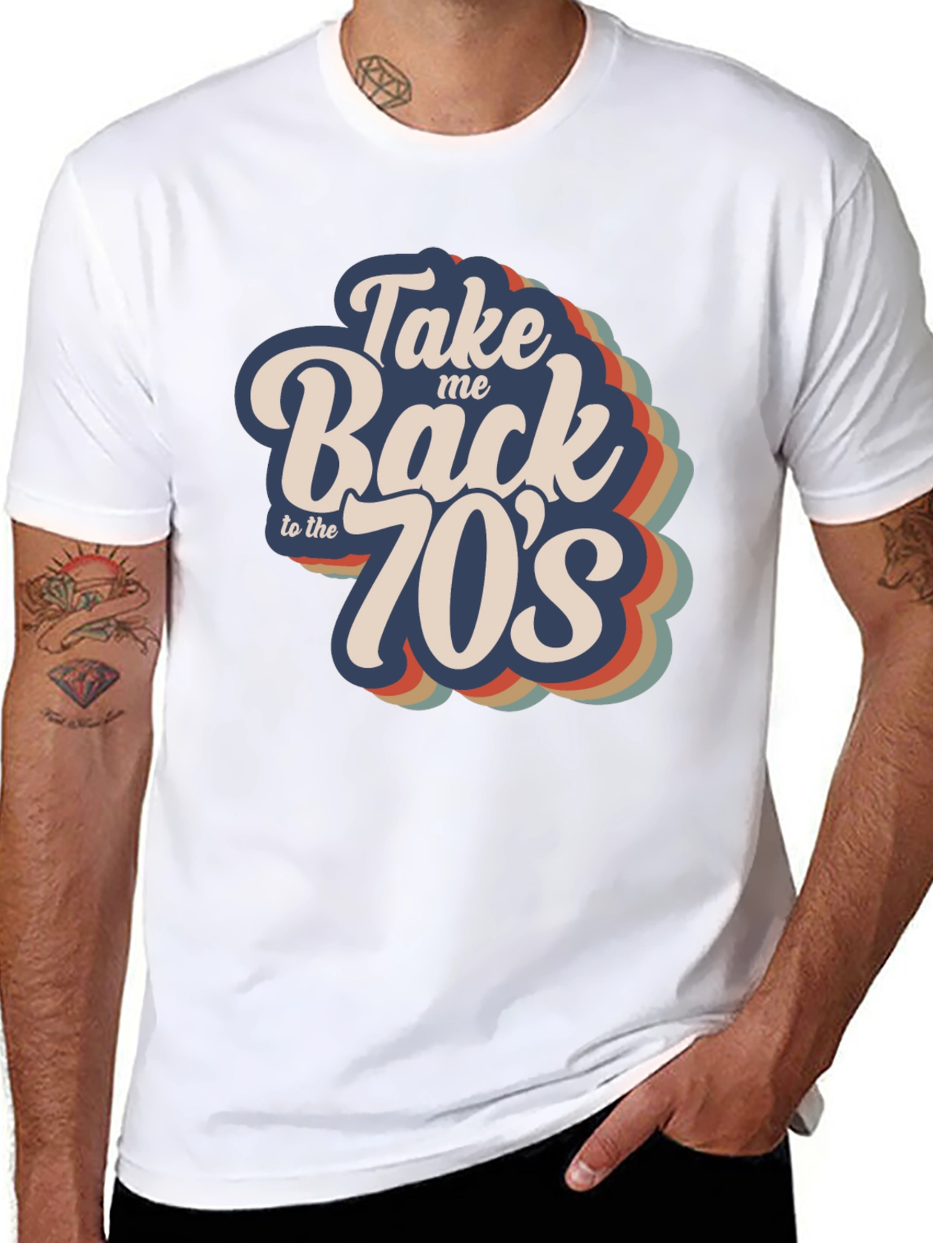 Retro Take Me Back to the 70s Graphic Tee