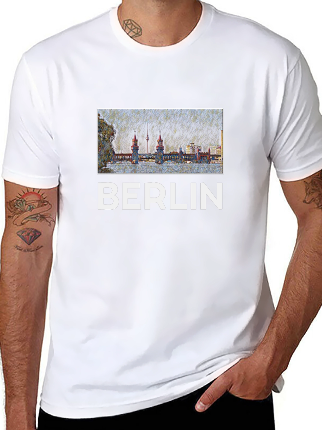 Berlin T-Shirt - Cityscape Graphic Tee