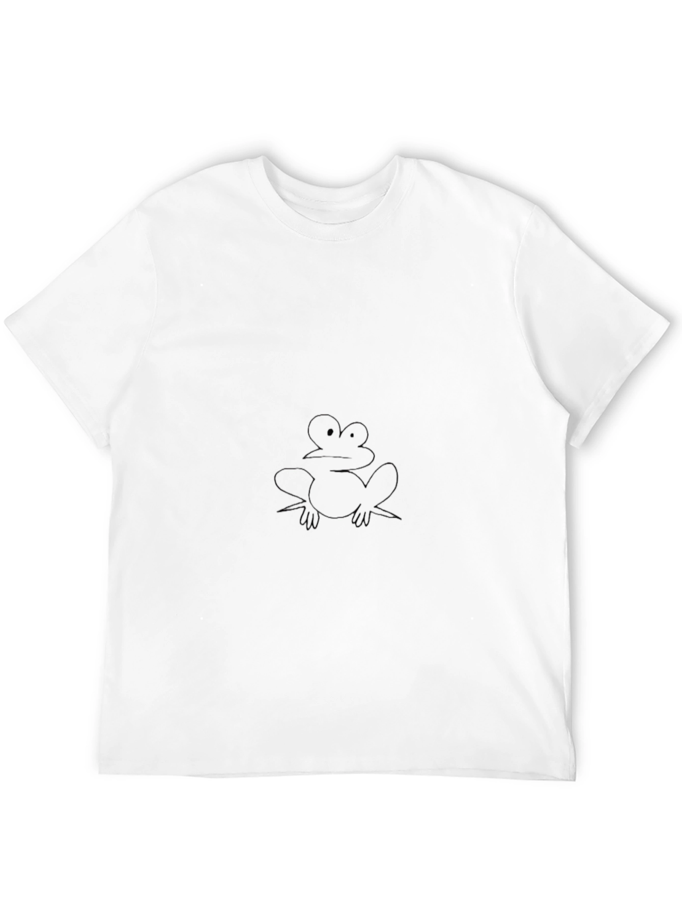 Simple Frog Black T-Shirt
