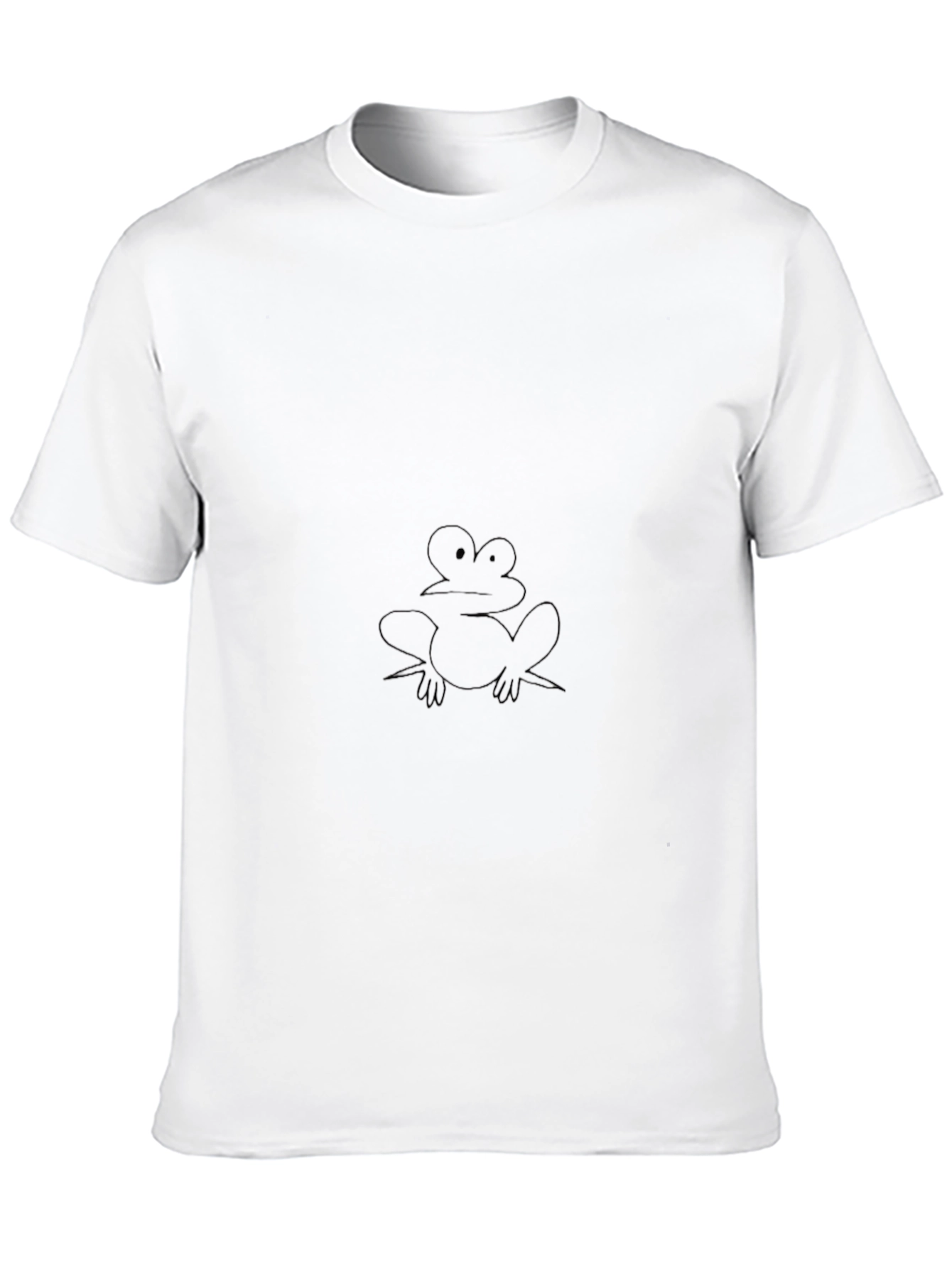 Simple Frog Black T-Shirt