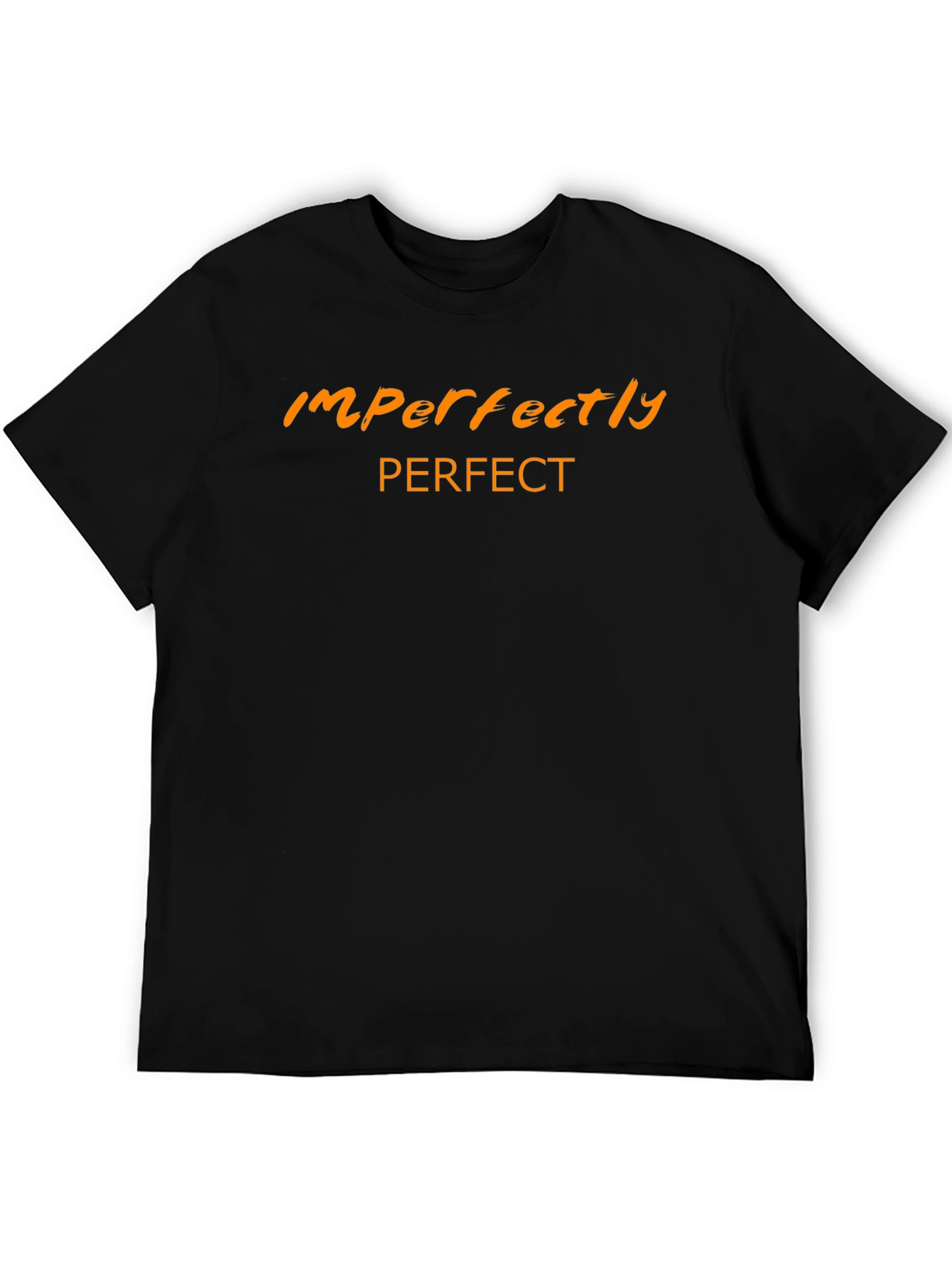 Imperfectly Perfect Black Graphic Tee
