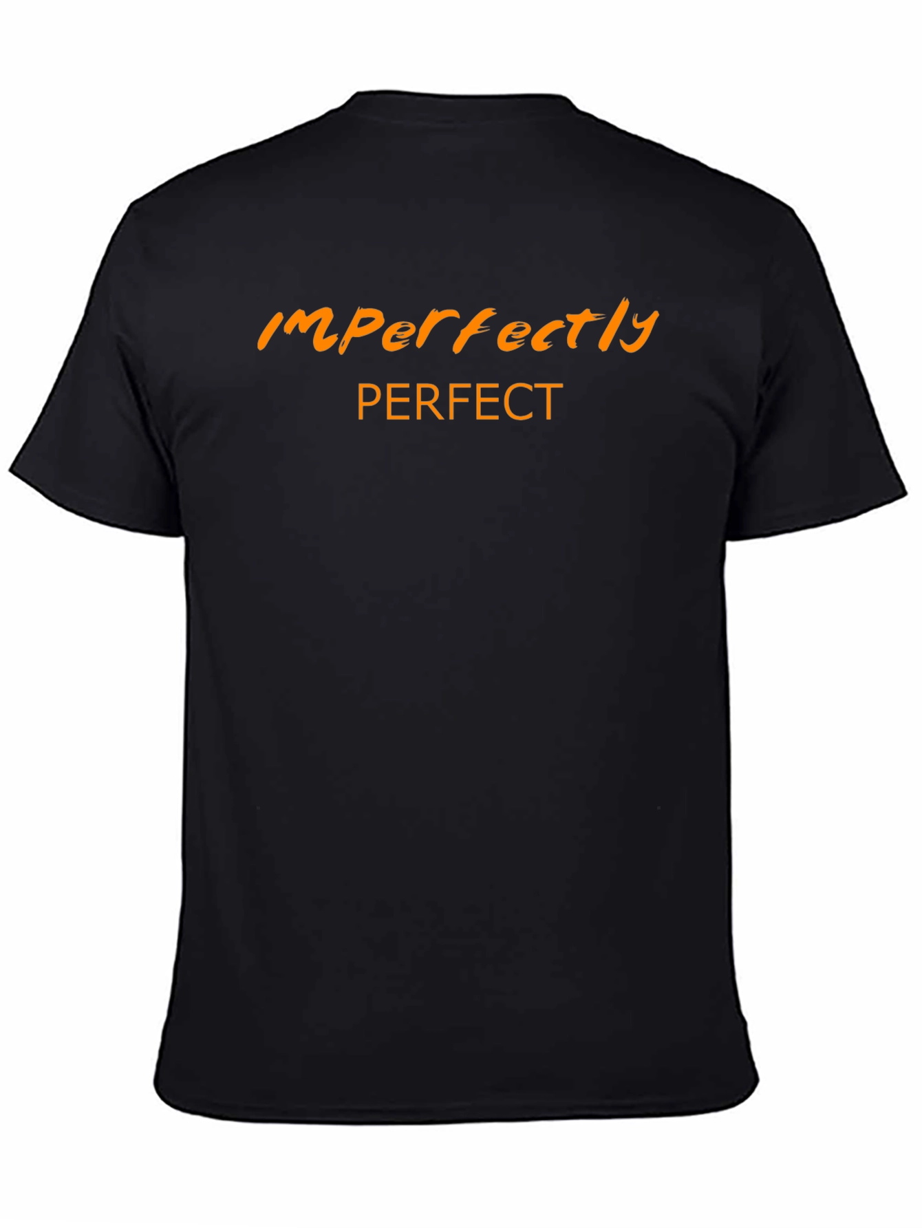 Imperfectly Perfect Black Graphic Tee