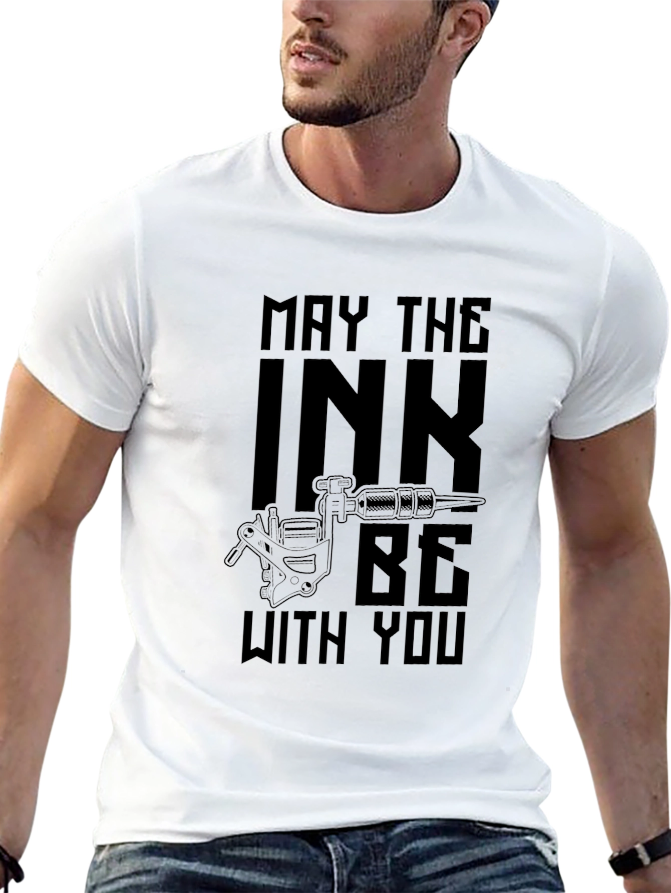 May The Ink Be With You Black T-Shirt