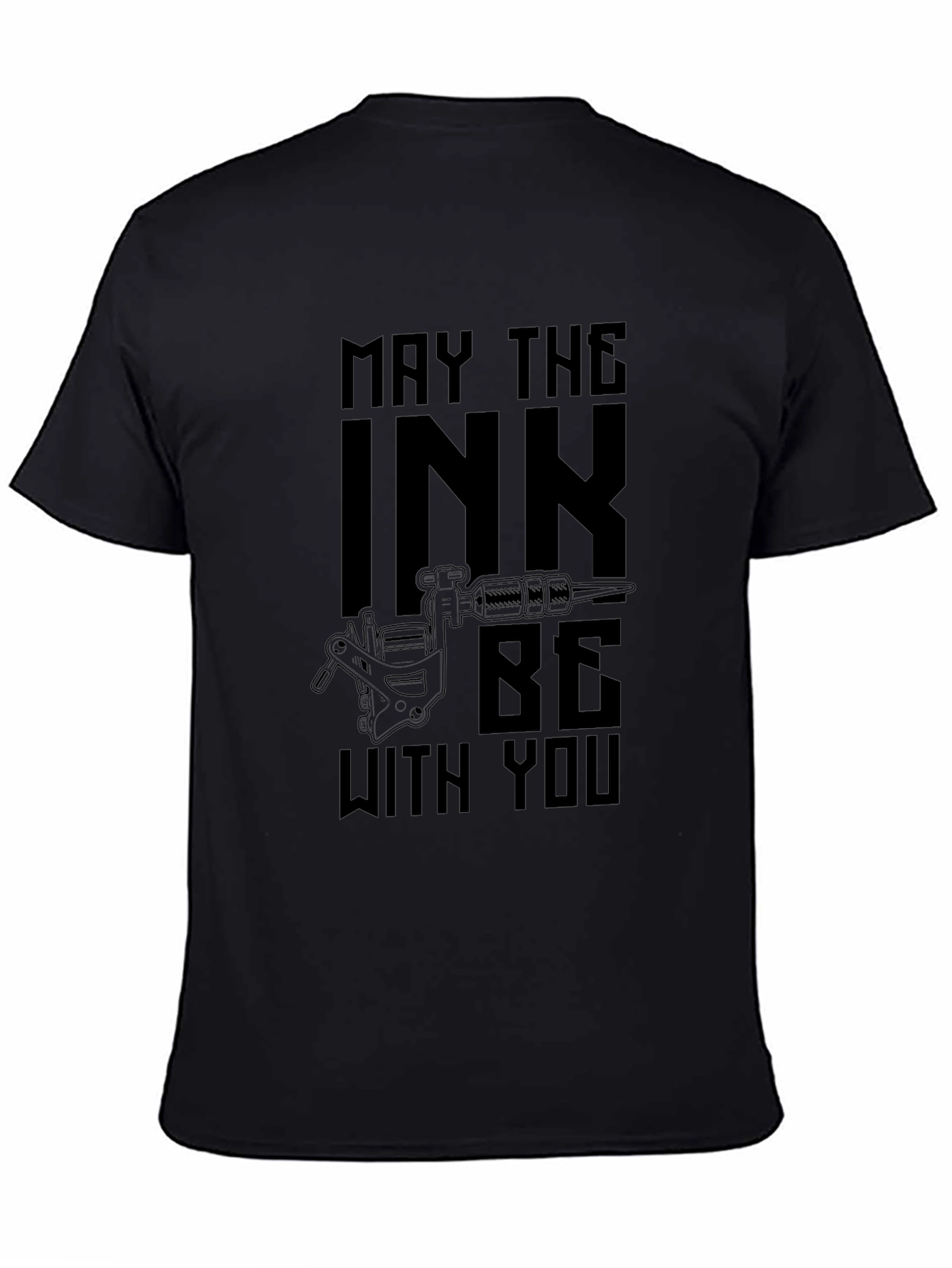May The Ink Be With You Black T-Shirt