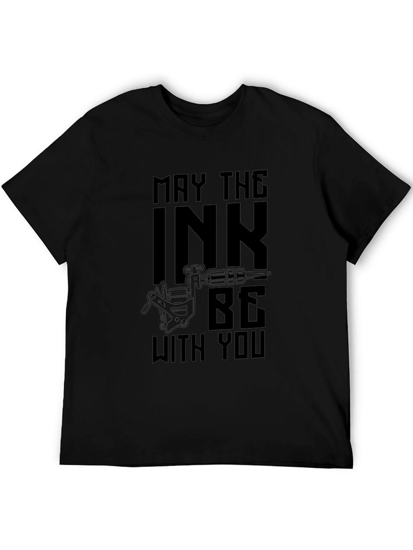 May The Ink Be With You Black T-Shirt
