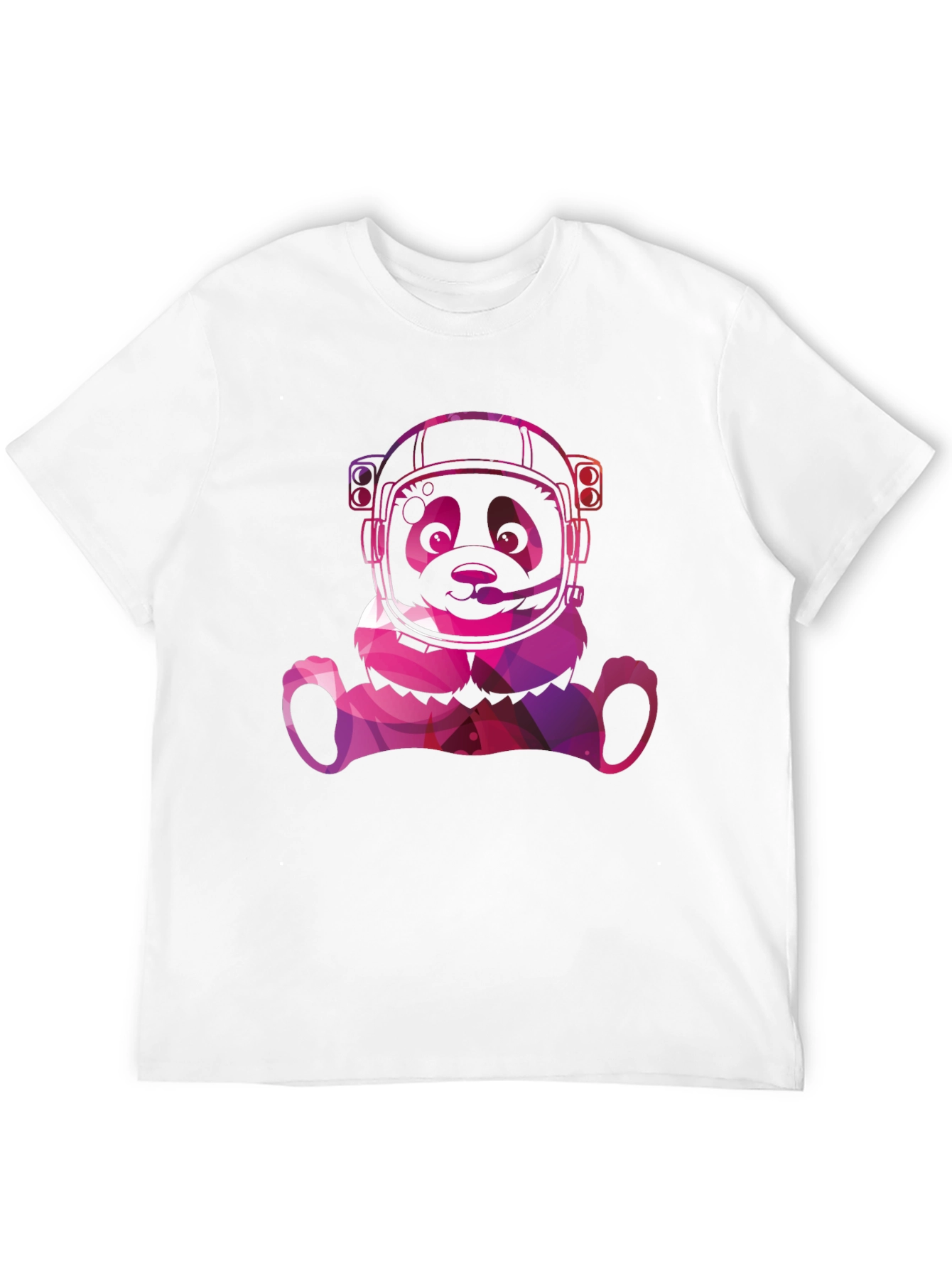 Astronaut Panda Graphic Tee - Cool Space Panda T-Shirt