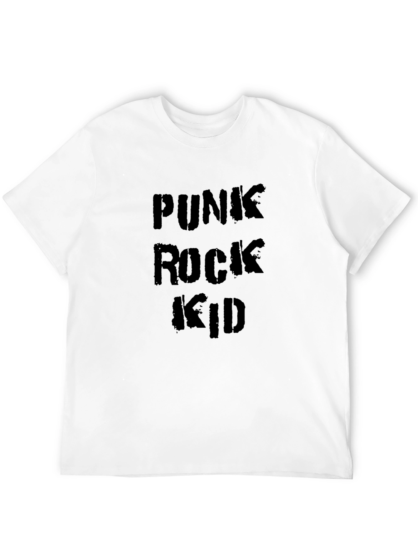 Punk Rock Kid T-Shirt - Black Graphic Tee