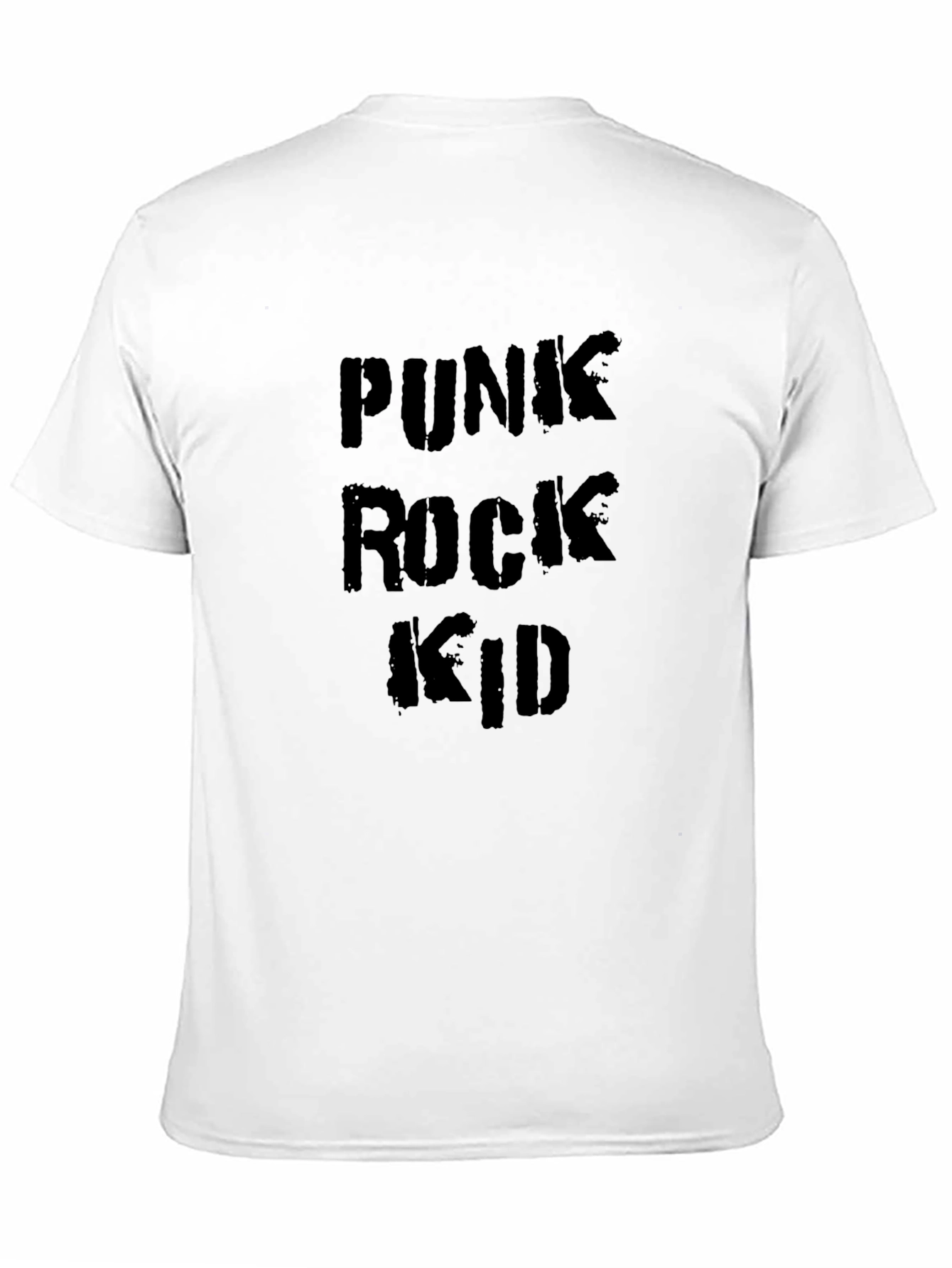 Punk Rock Kid T-Shirt - Black Graphic Tee