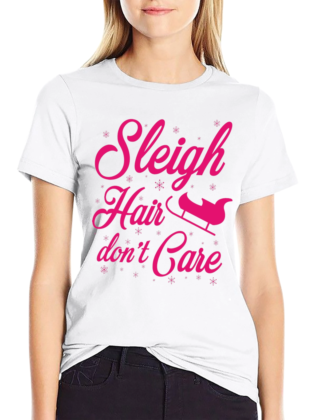 Sleigh Hair Dont Care Graphic Tee