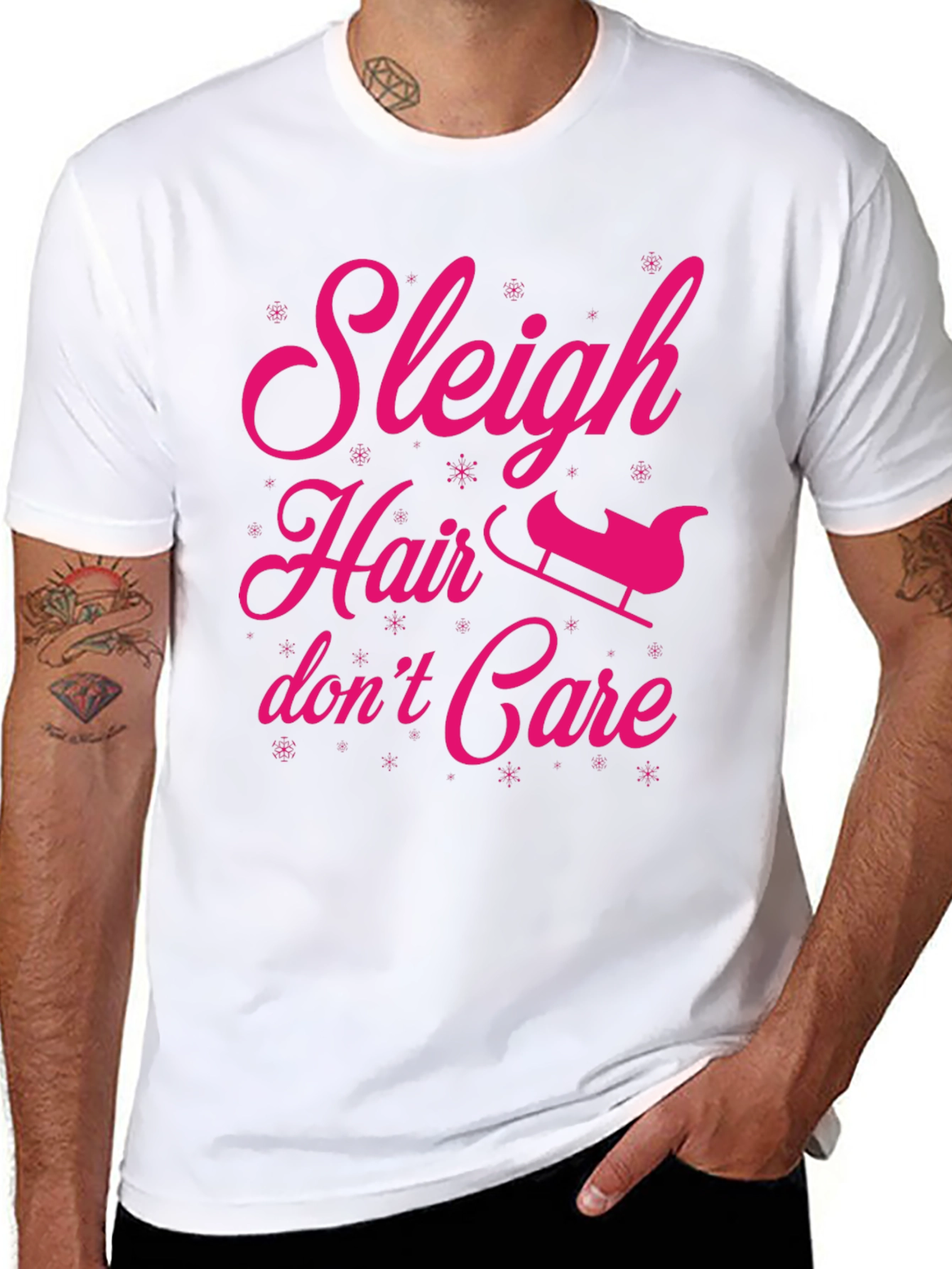 Sleigh Hair Dont Care Graphic Tee
