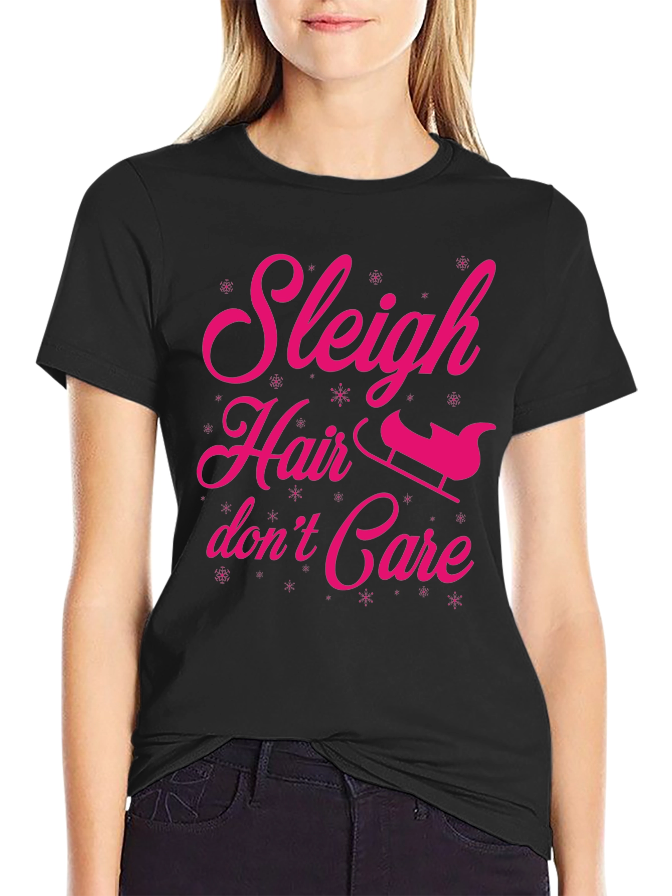 Sleigh Hair Dont Care Graphic Tee