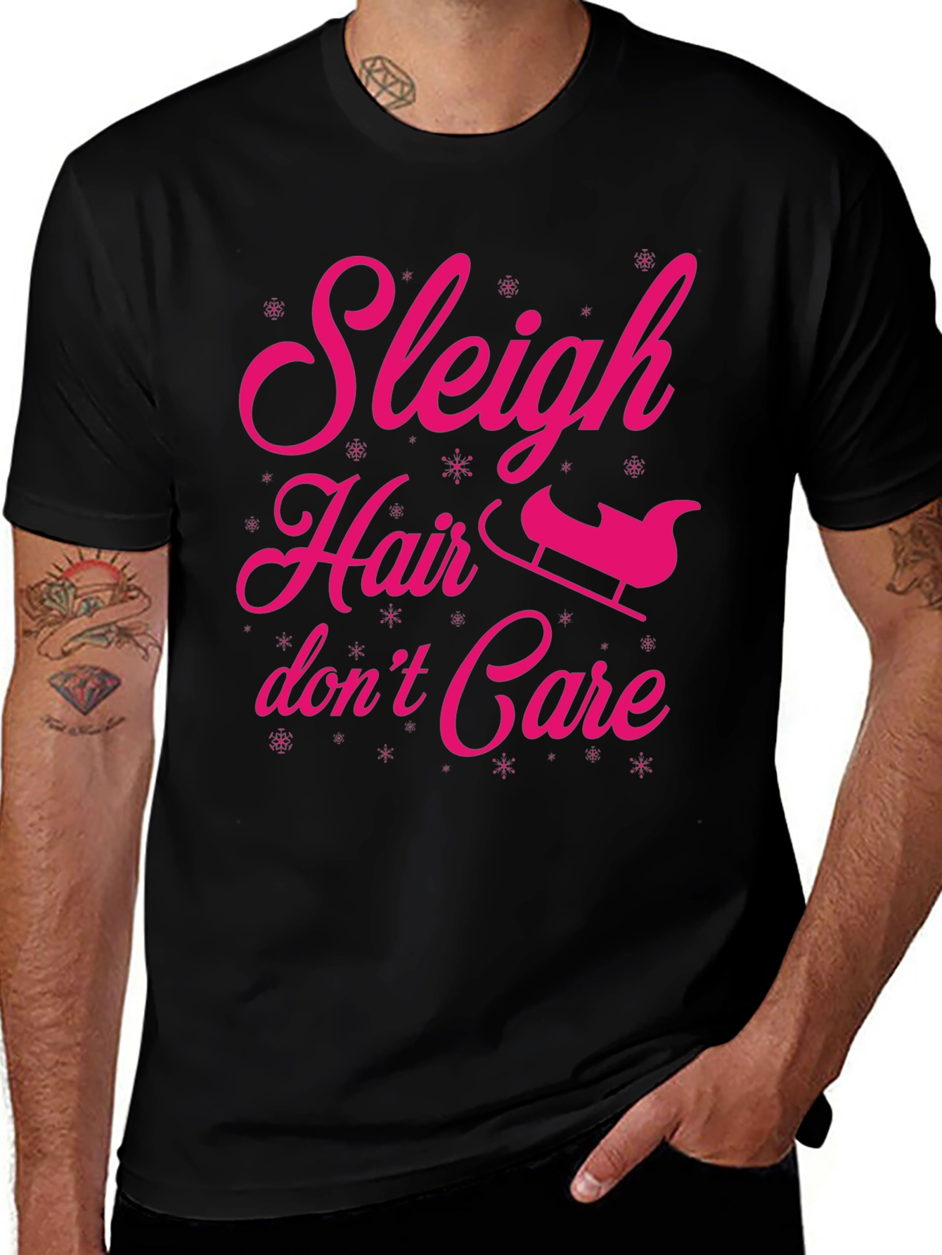 Sleigh Hair Dont Care Graphic Tee
