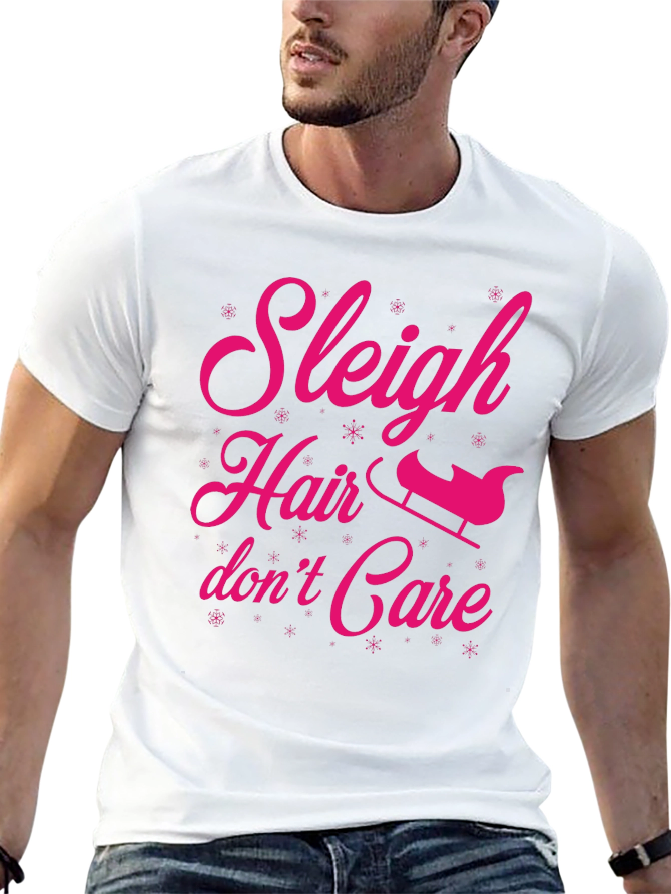 Sleigh Hair Dont Care Graphic Tee