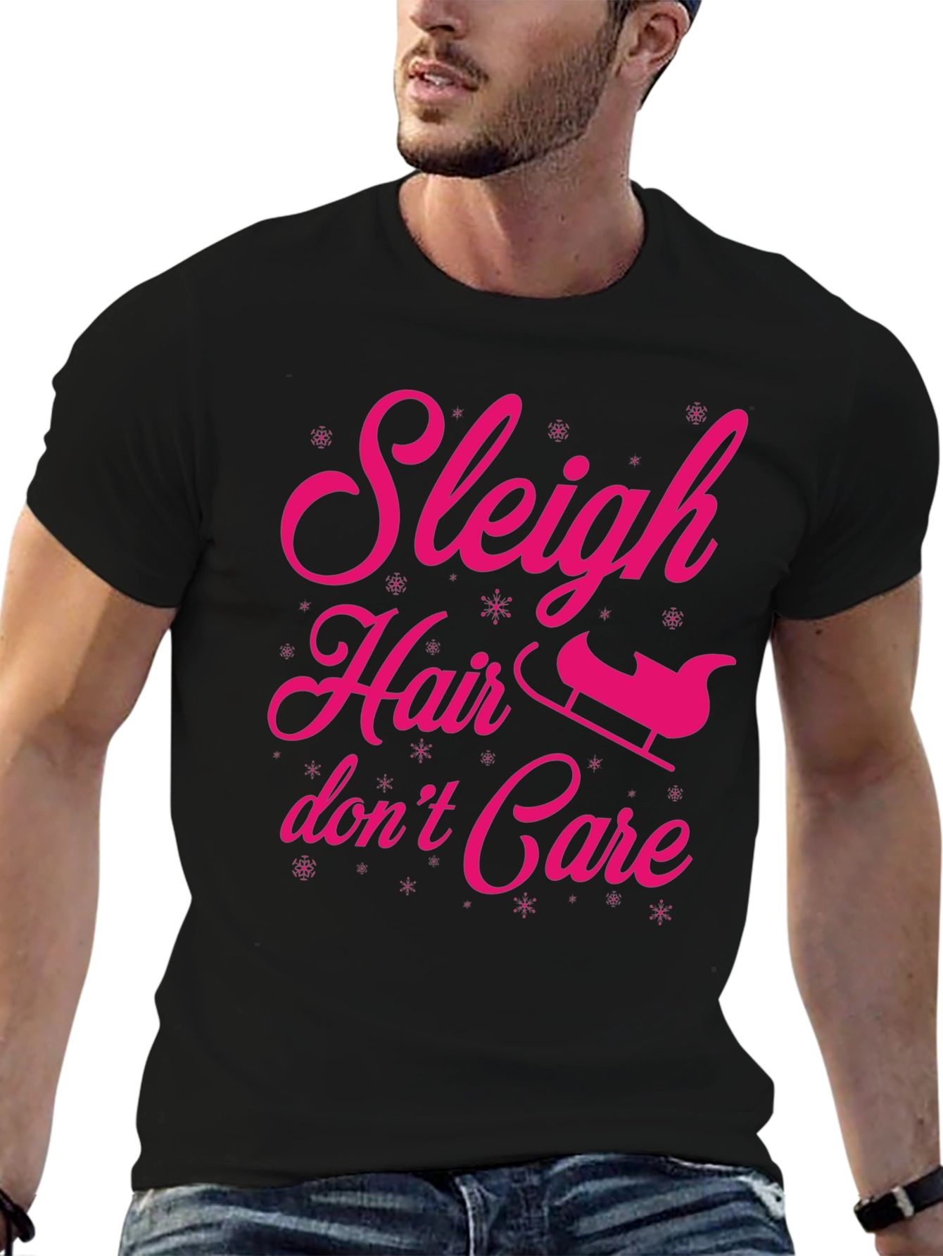 Sleigh Hair Dont Care Graphic Tee