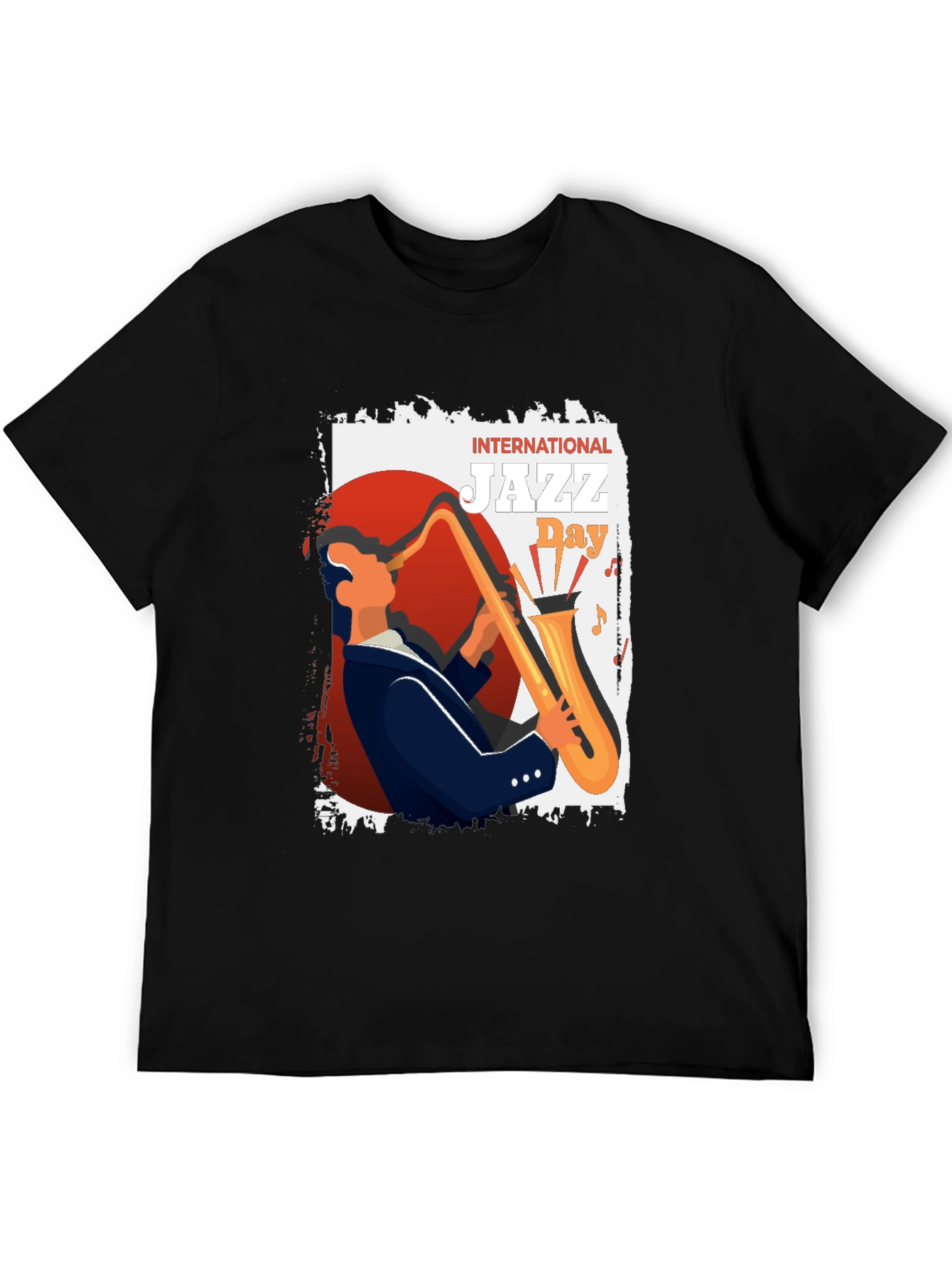 International Jazz Day Black T-Shirt