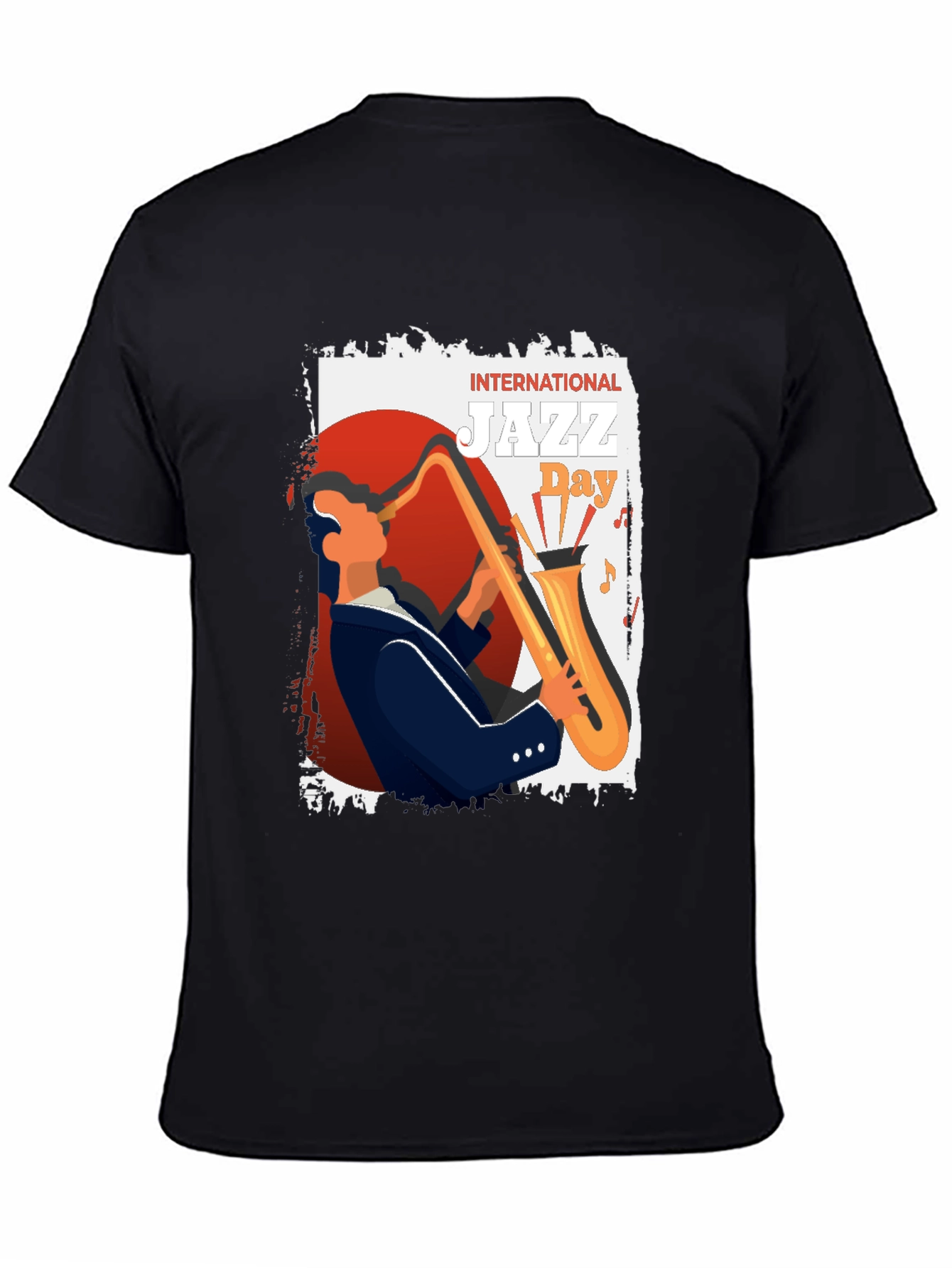 International Jazz Day Black T-Shirt