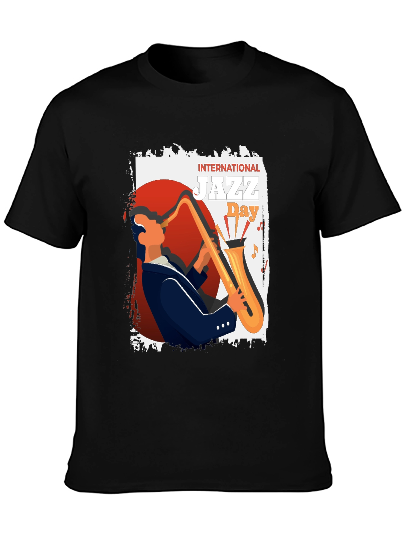 International Jazz Day Black T-Shirt