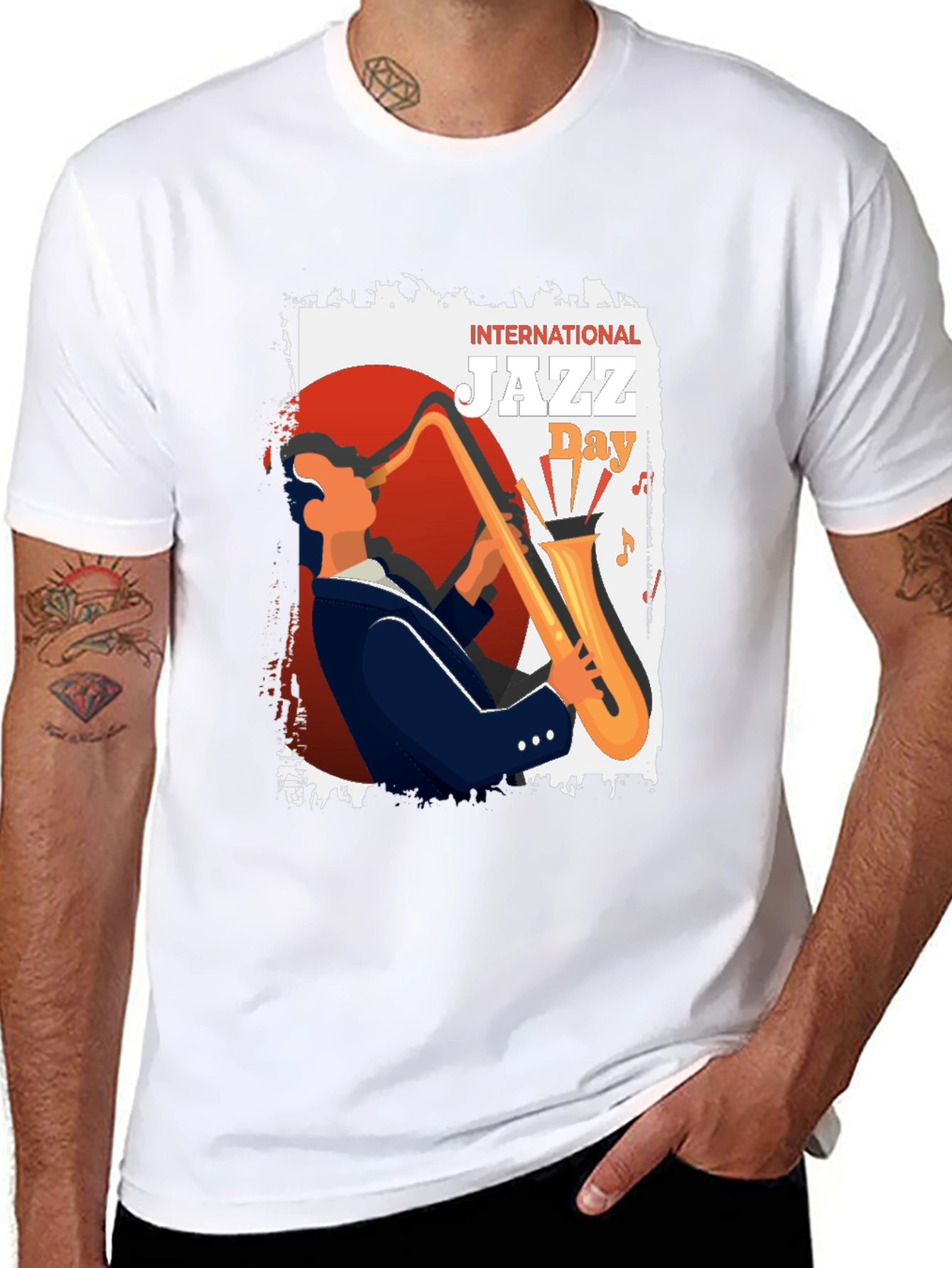 International Jazz Day Black T-Shirt