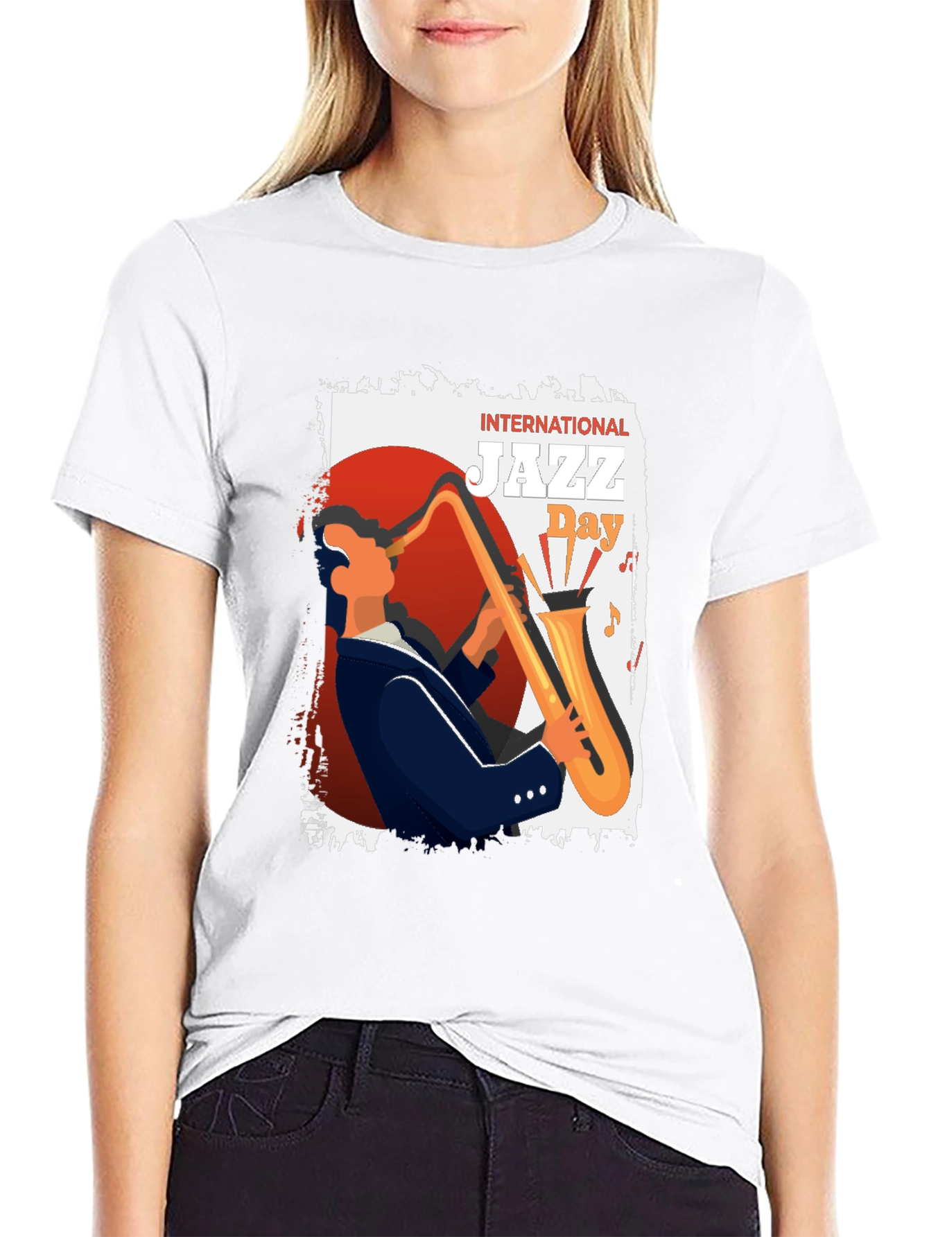 International Jazz Day Black T-Shirt