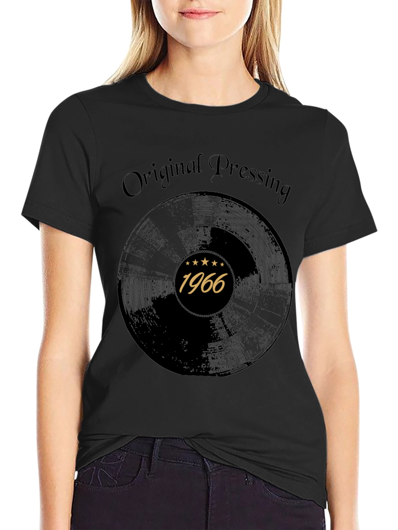 Original Pressing 1966 Black T-Shirt