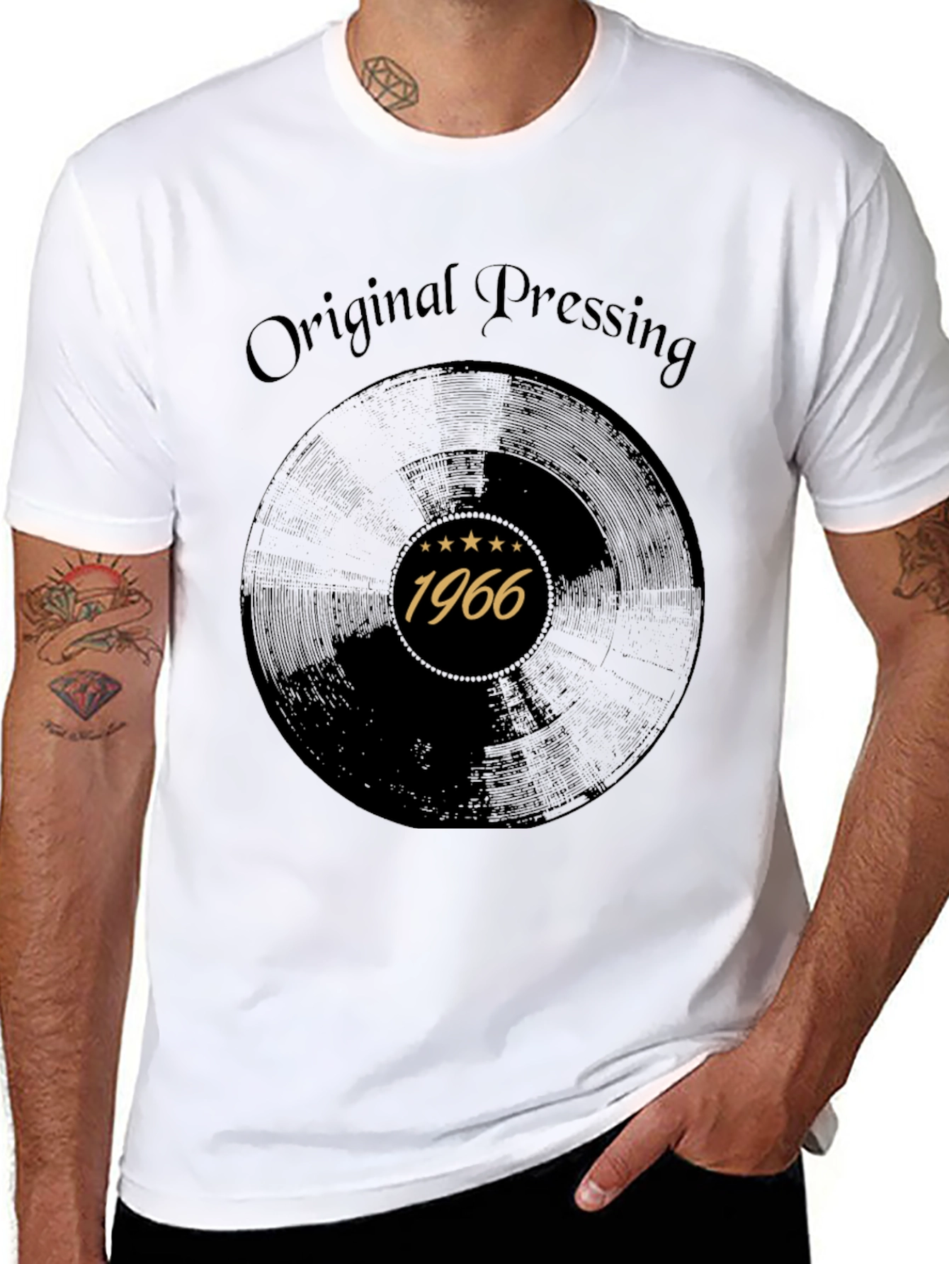 Original Pressing 1966 Black T-Shirt