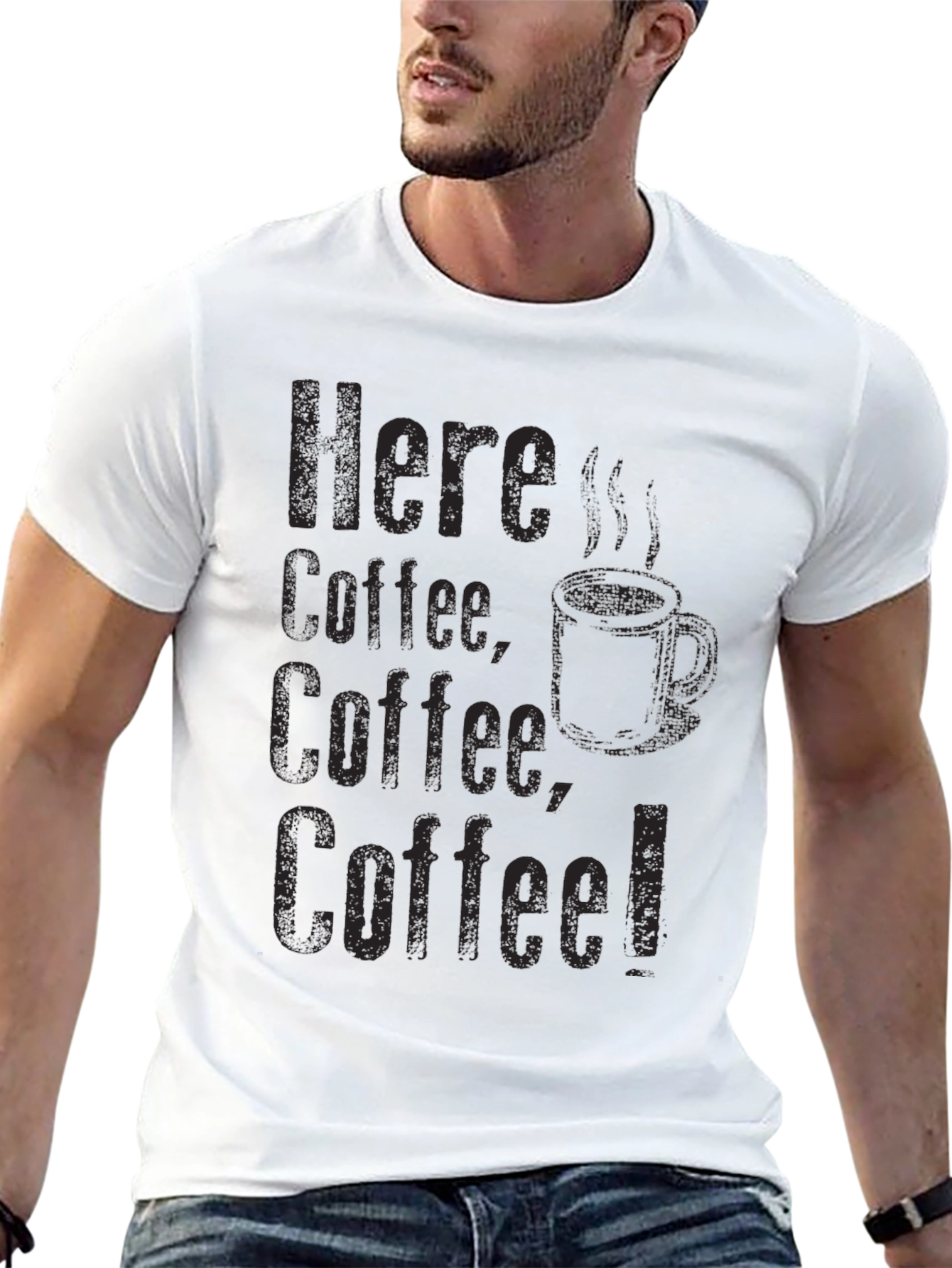 Here: Coffee Coffee Coffee! Graphic Tee