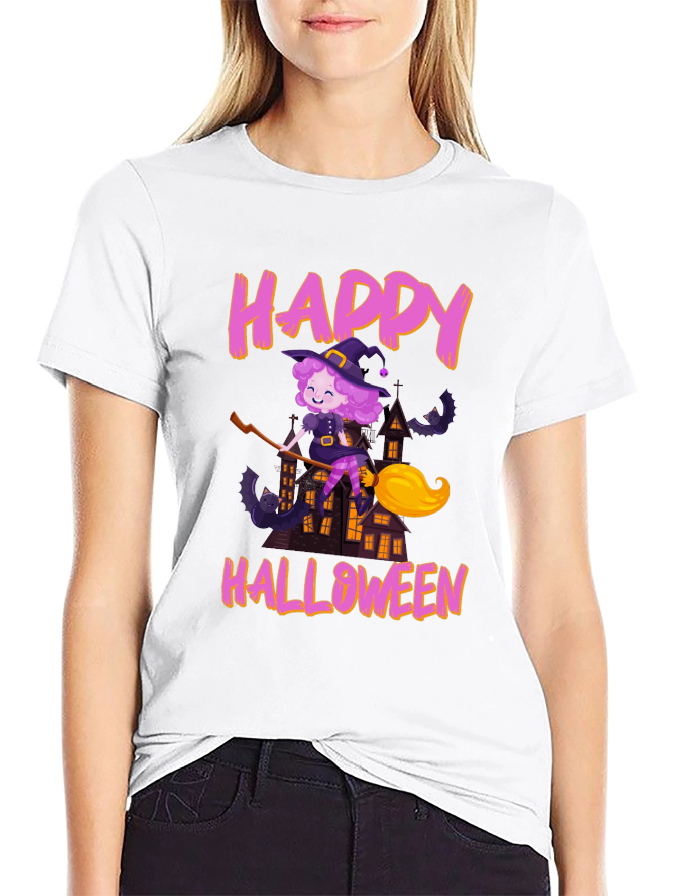 Happy Halloween Witch T-Shirt